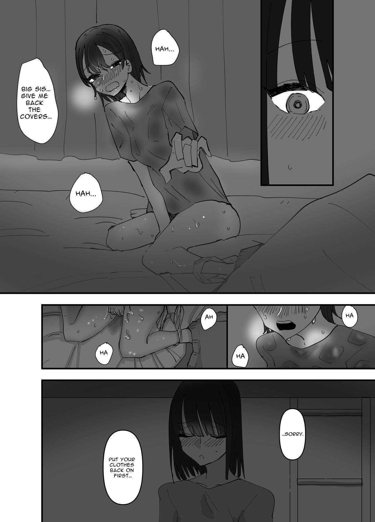 My Little Sister Was Masturbating To Me page 8
