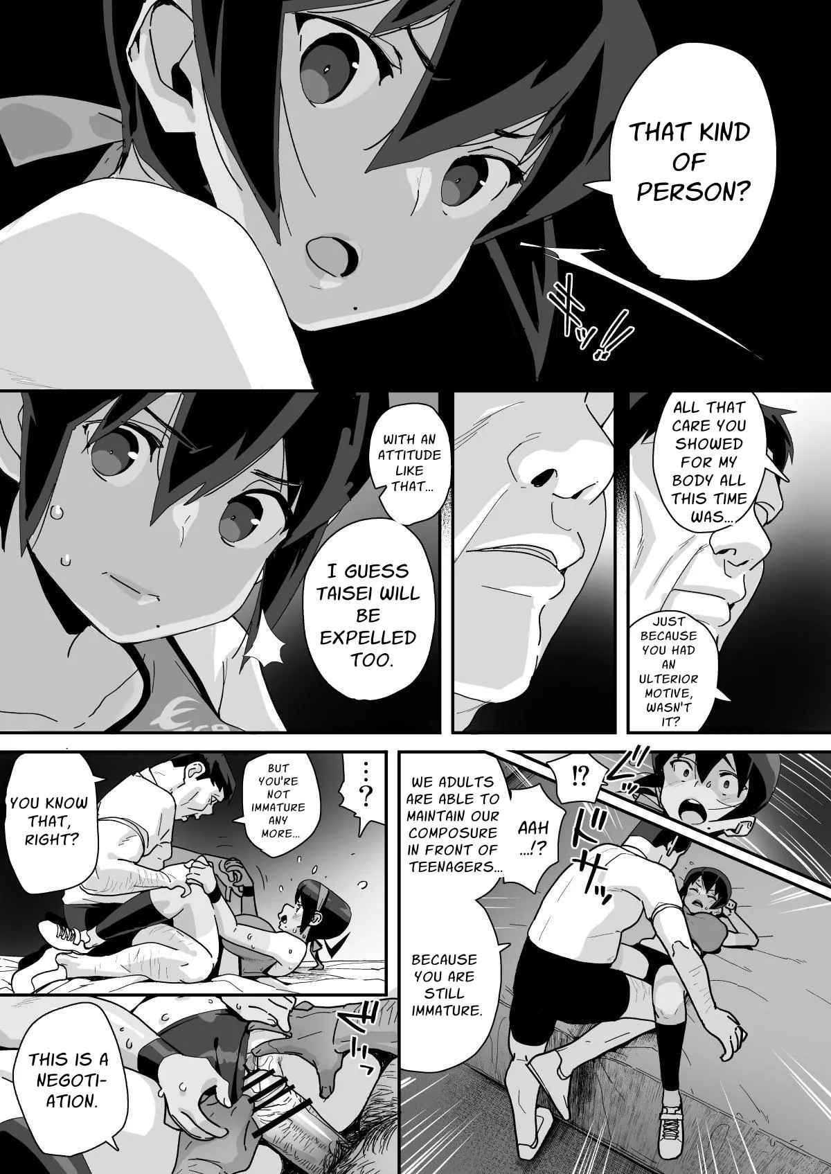 My Longtime Friend and Track & Field Athlete Tsubame Minamikami is Sullied by an Ugly Bastard page 24