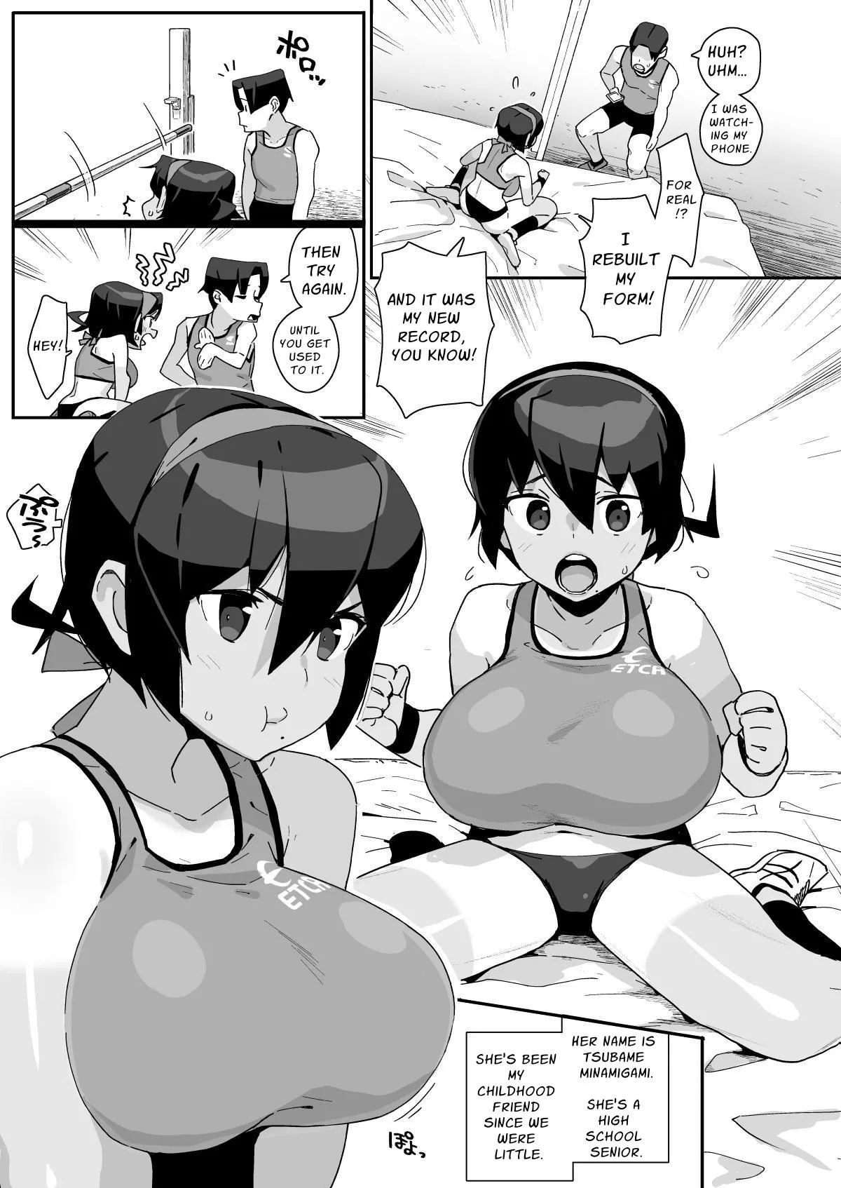 My Longtime Friend and Track & Field Athlete Tsubame Minamikami is Sullied by an Ugly Bastard page 6