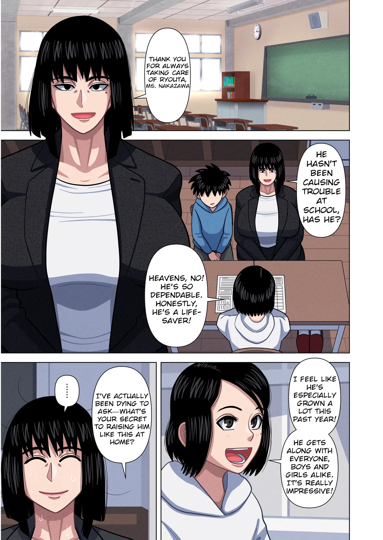 My mom & Homeroom Teacher Ended Up Having Sex page 3