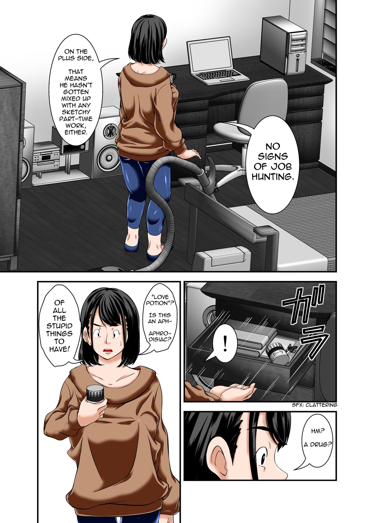 My Mom Snuck In, Drank My Love Potion Without Asking, Went Into Horny Mode, and the Sheer Sexiness Led To... page 4