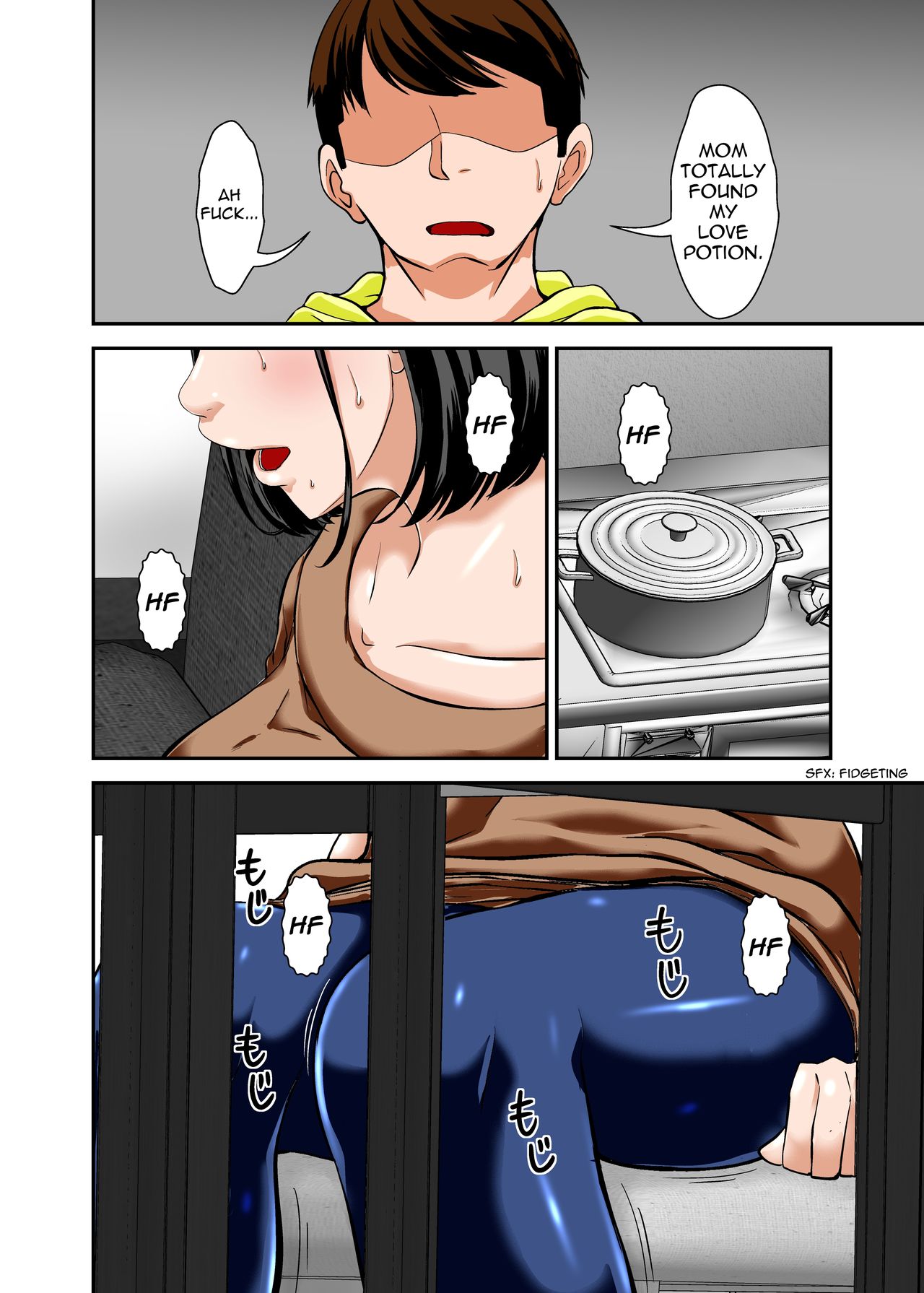 My Mom Snuck In, Drank My Love Potion Without Asking, Went Into Horny Mode, and the Sheer Sexiness Led To... page 9