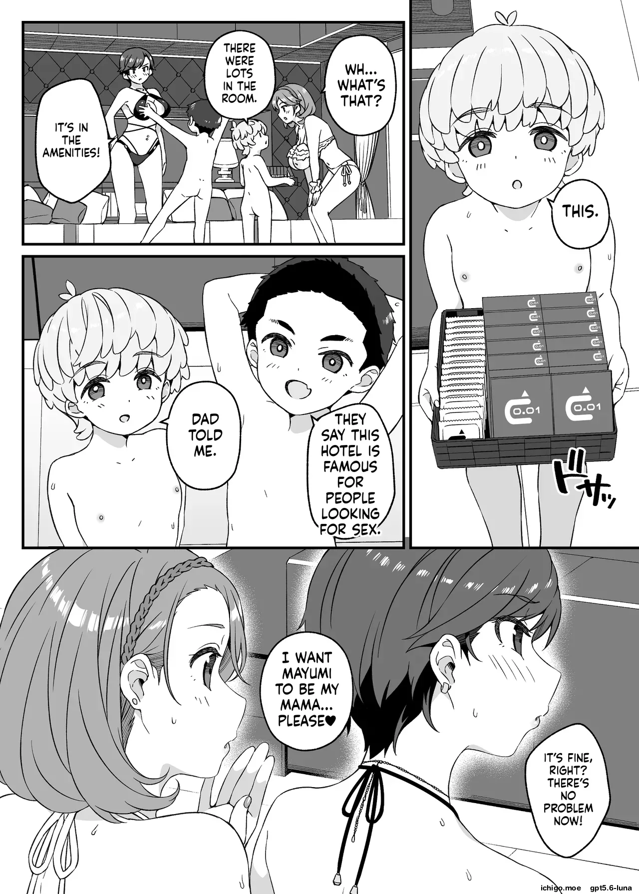 “My Mom!” ~Starting Today, We're Going to Be These Kids' “Onahole” Moms.~ page 46