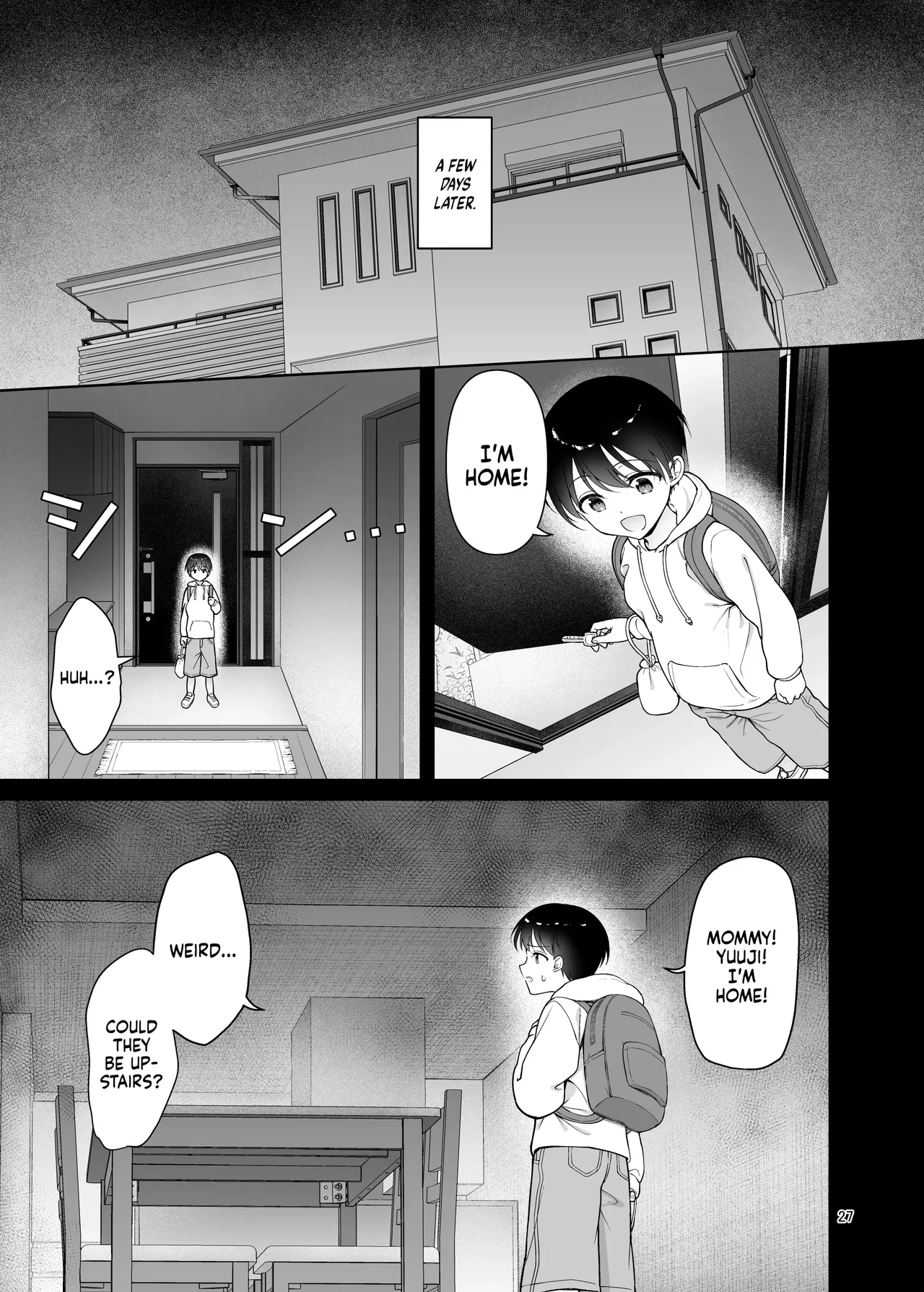My Mom Turns Into a Slut for My Little Brother, and Him Alone page 27