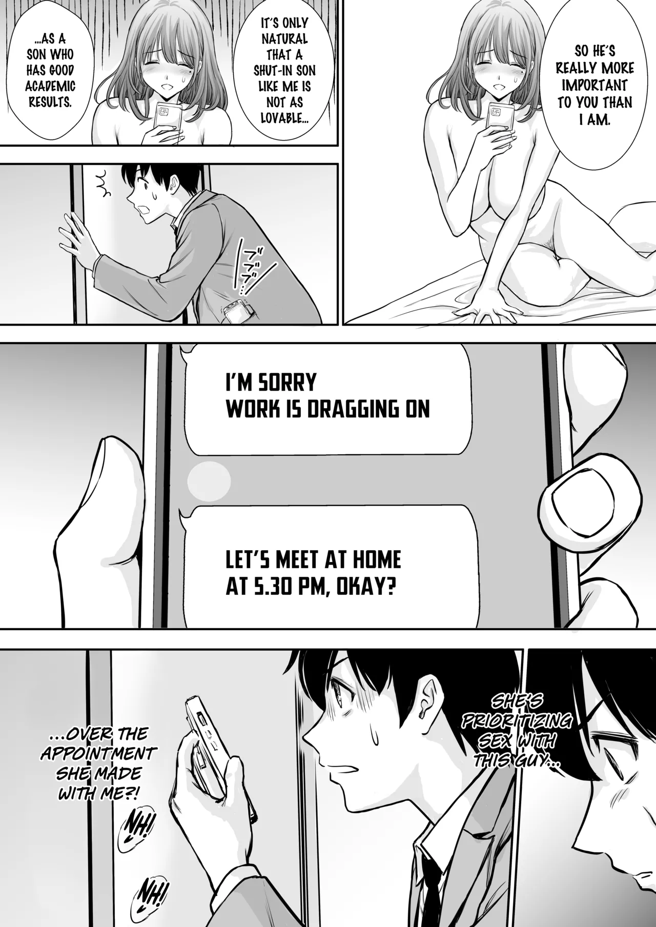 My Mother is My Fat Shut-in Older NEET Brother's Sex Relief Onahole page 36