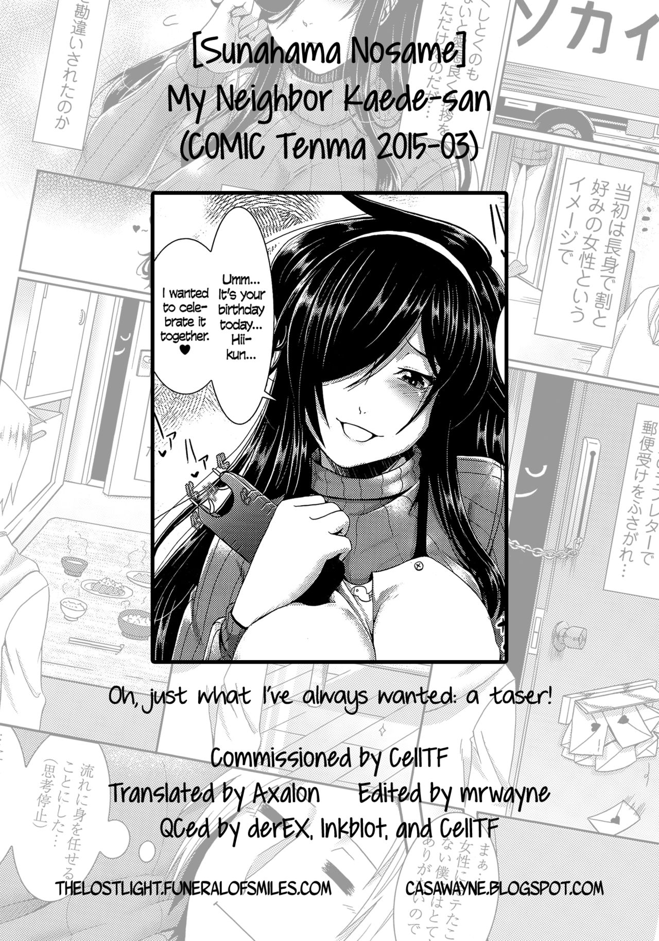 My Neighbor Kaede-san (COMIC Tenma 2015-03) [English] =TLL + CW= page 21