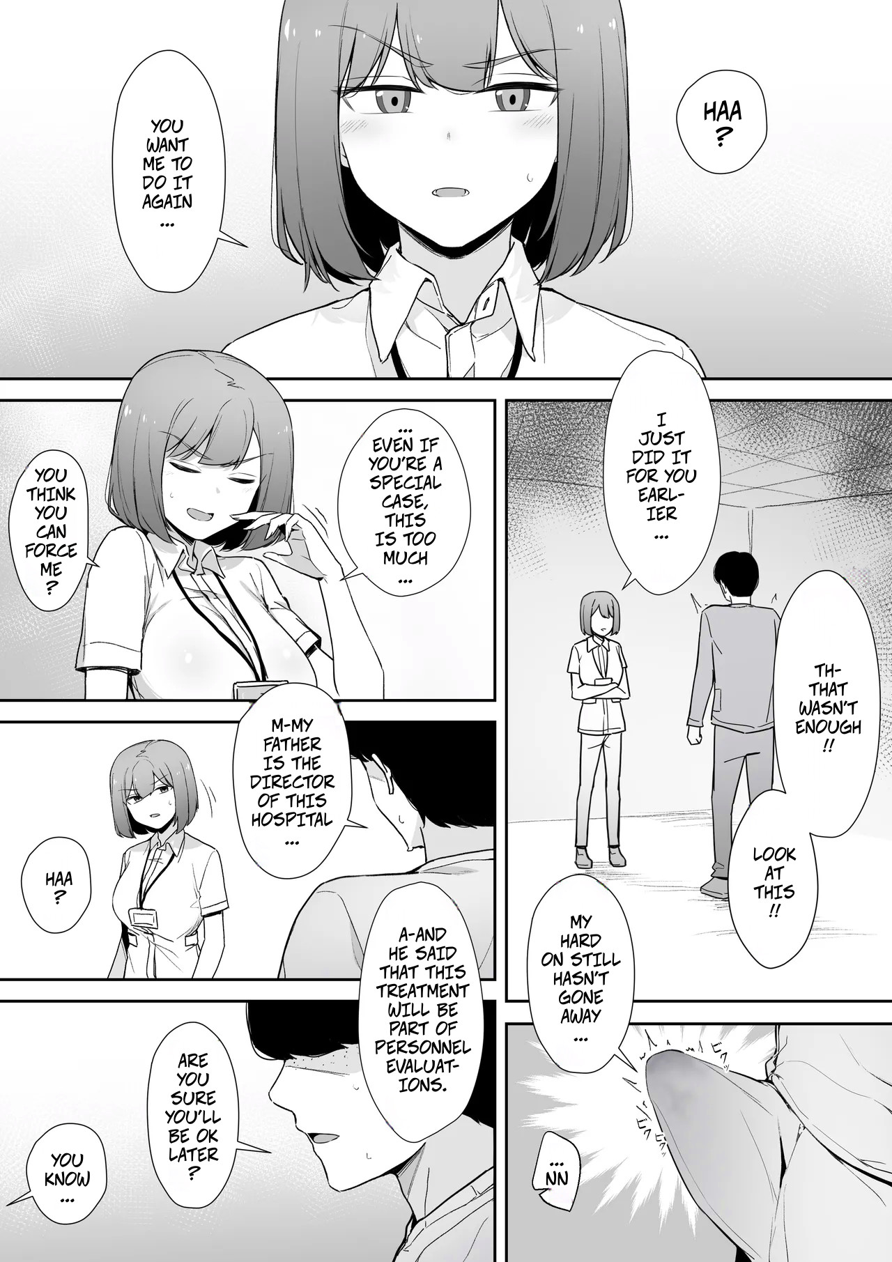 My Nurse Takes Care of My Sexual Needs With A Disgusted Look On Her Face page 8