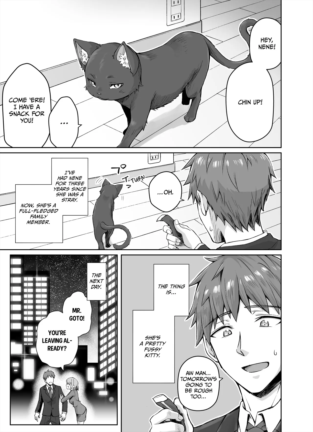 My Obsessive Kitty Squeezes Me Dry page 2