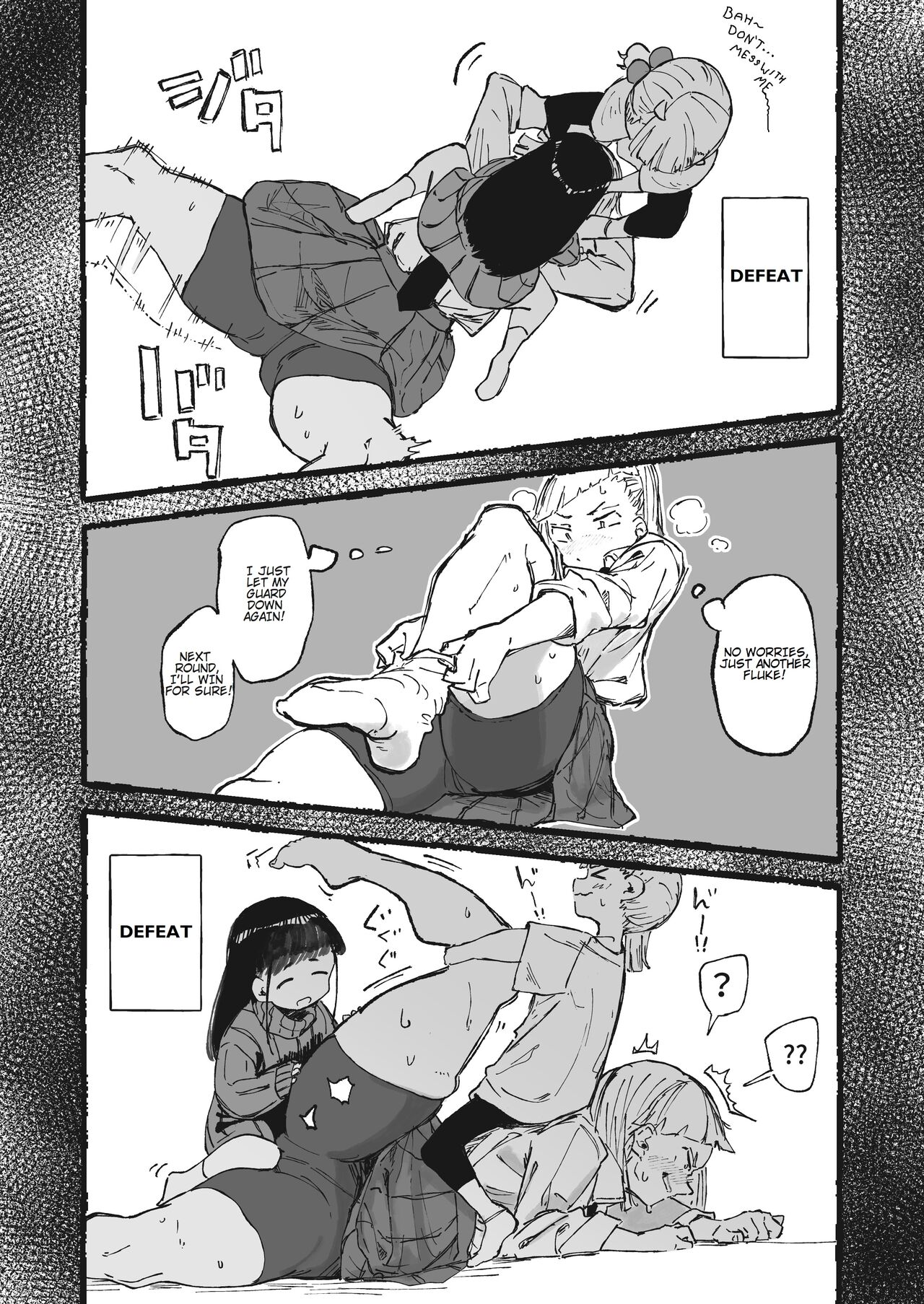 My older sister is confident in the strength of her legs page 4
