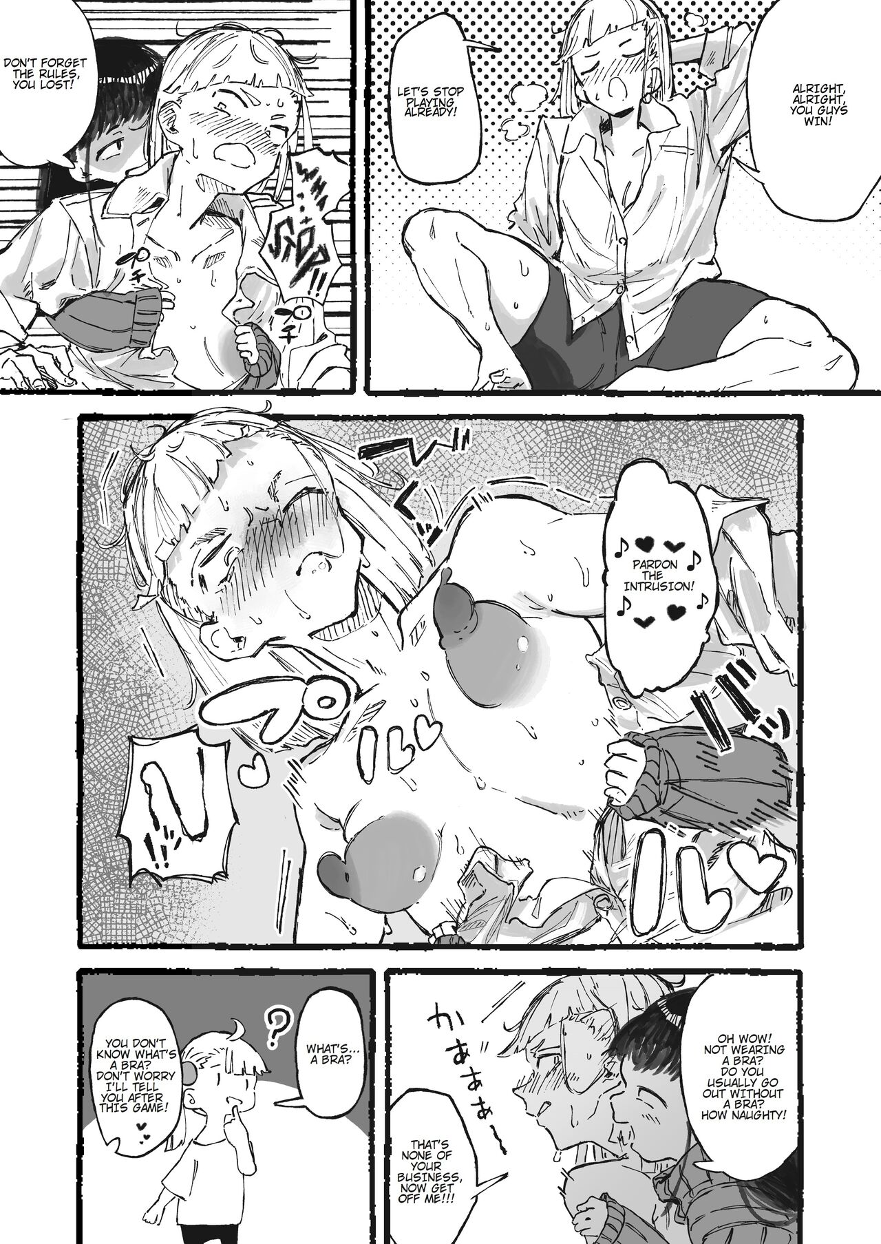 My older sister is confident in the strength of her legs page 7