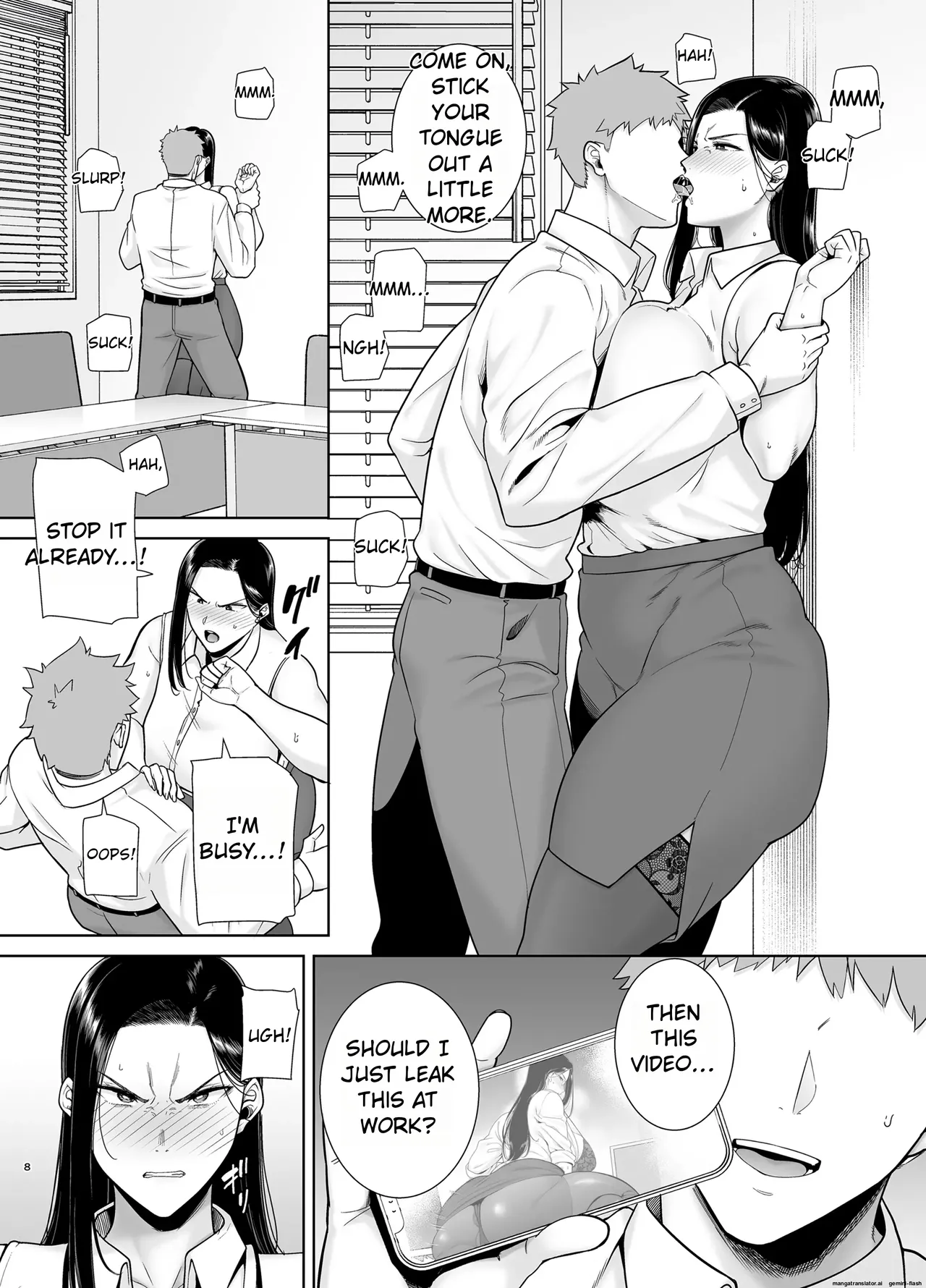My Power-Tripping Boss and Her Overworked Underling 2 page 8