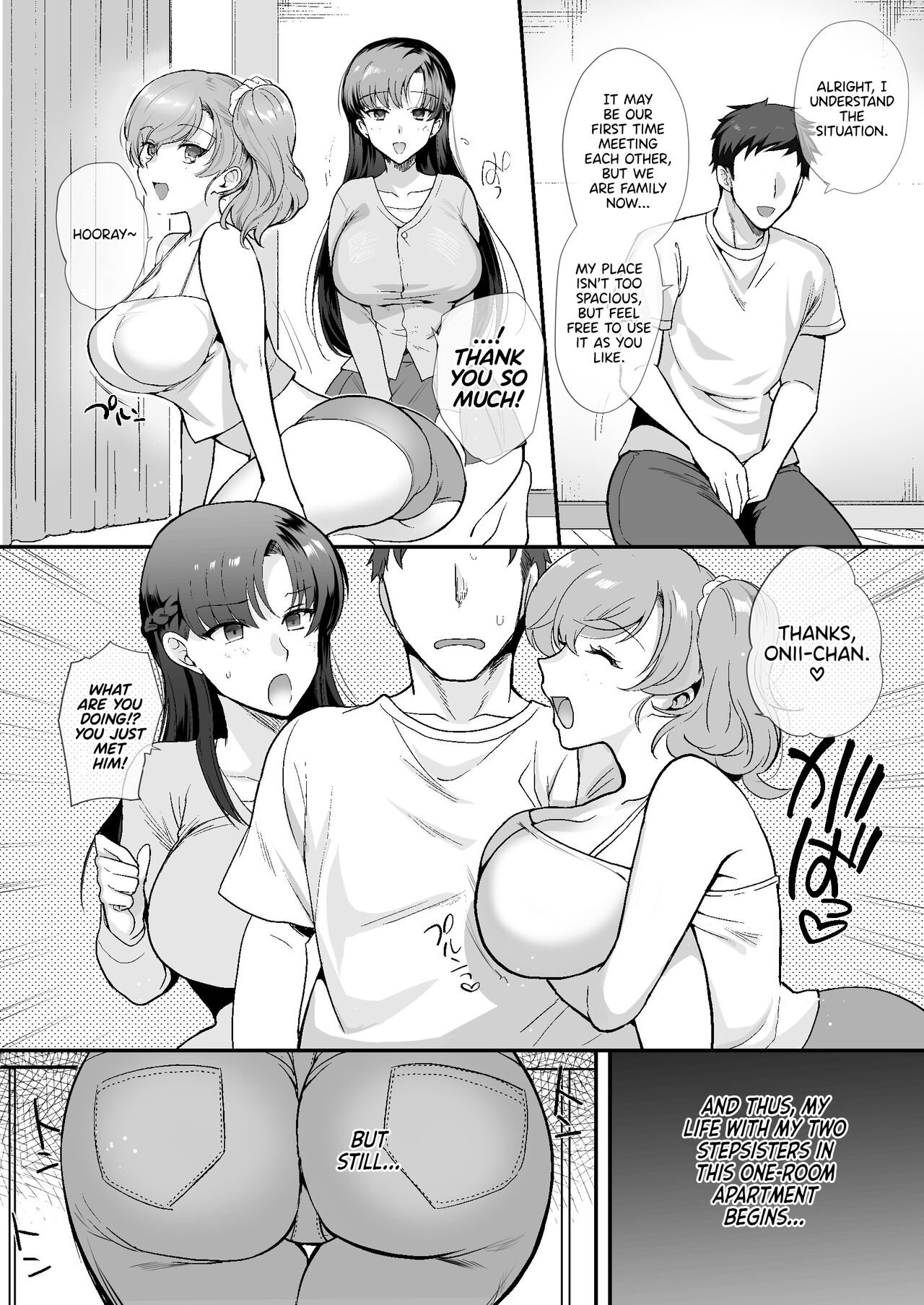My Roommates Are Way Too Lewd ~Living in a One-Room Apartment With Two Perverted Sisters~ page 11
