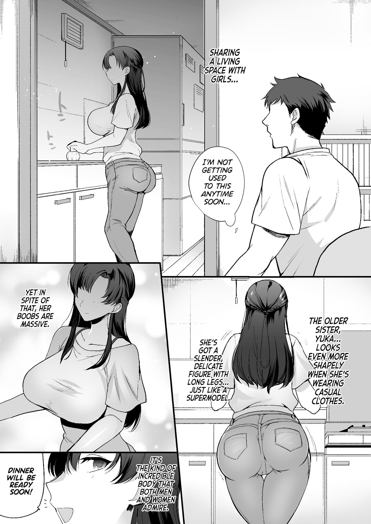 My Roommates Are Way Too Lewd ~Living in a One-Room Apartment With Two Perverted Sisters~ page 12