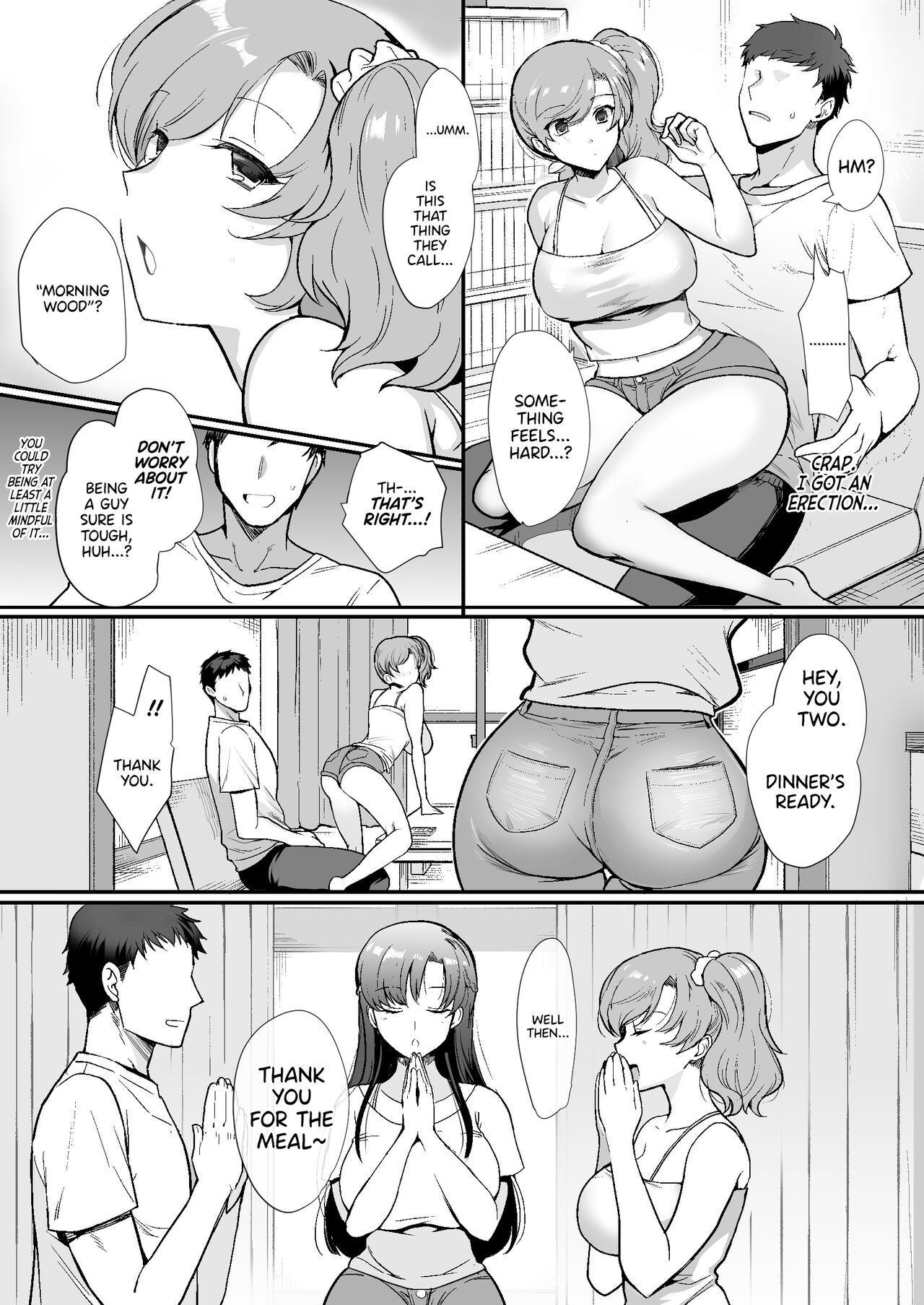 My Roommates Are Way Too Lewd ~Living in a One-Room Apartment With Two Perverted Sisters~ page 14