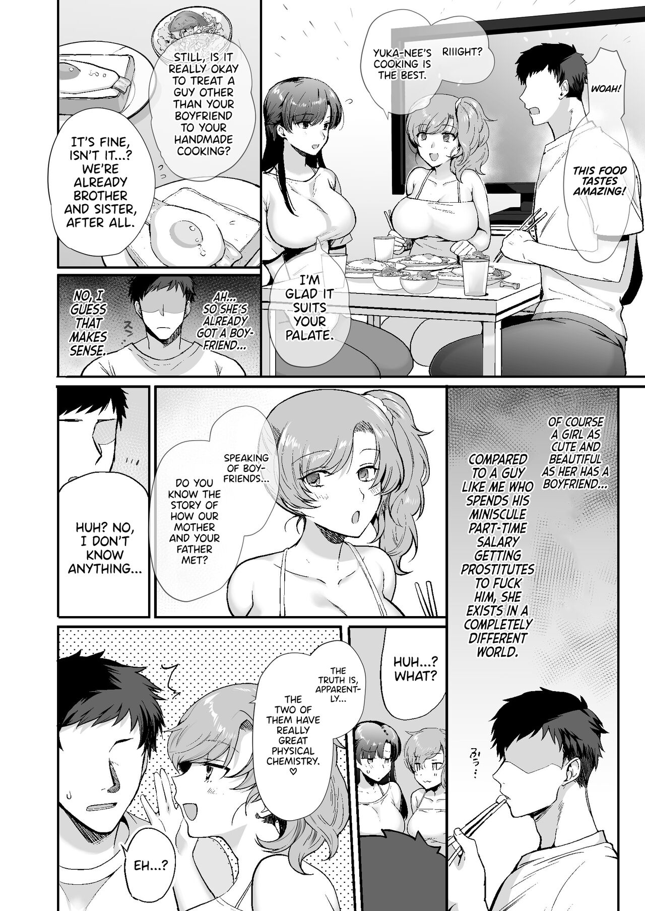 My Roommates Are Way Too Lewd ~Living in a One-Room Apartment With Two Perverted Sisters~ page 15