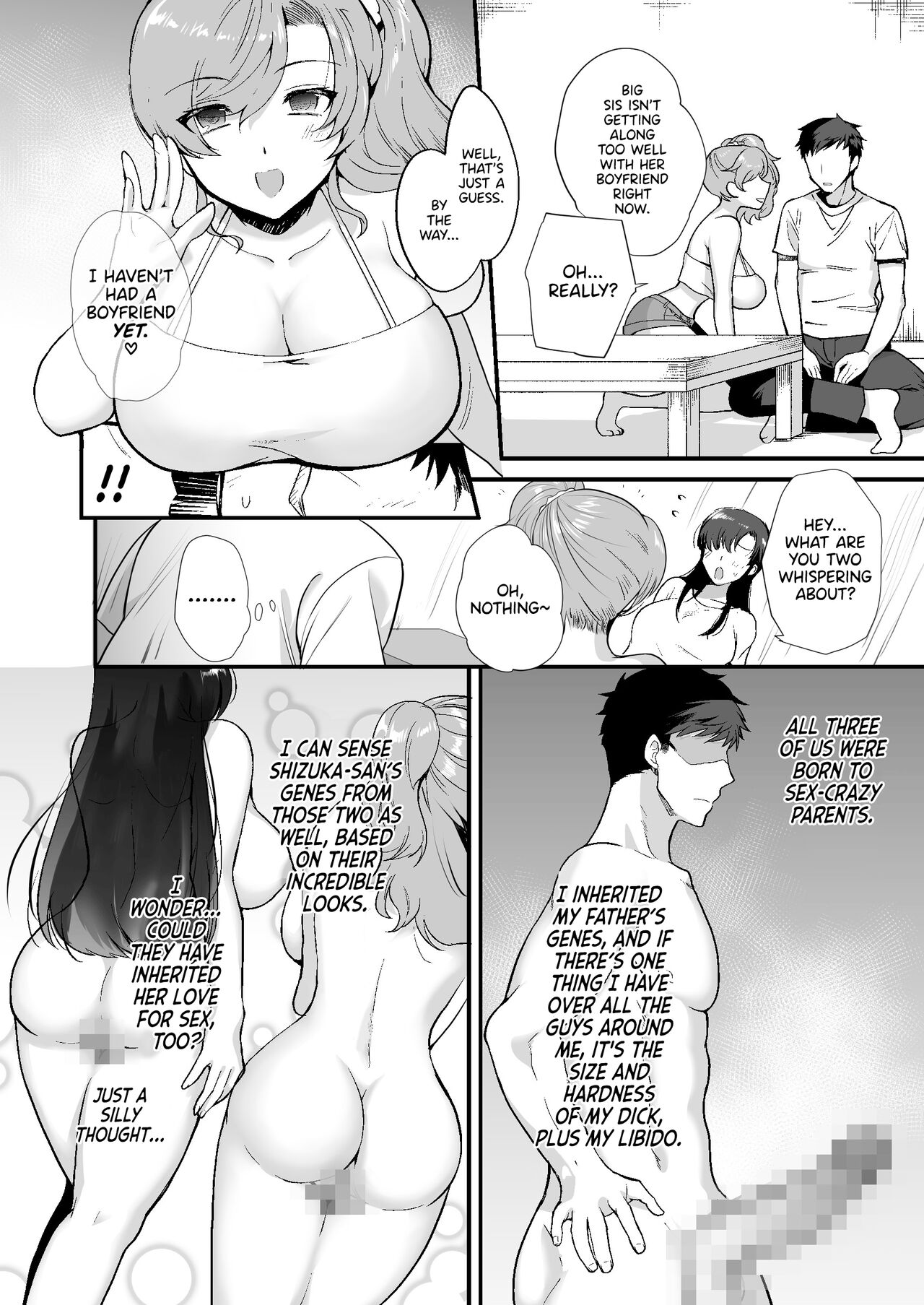 My Roommates Are Way Too Lewd ~Living in a One-Room Apartment With Two Perverted Sisters~ page 17
