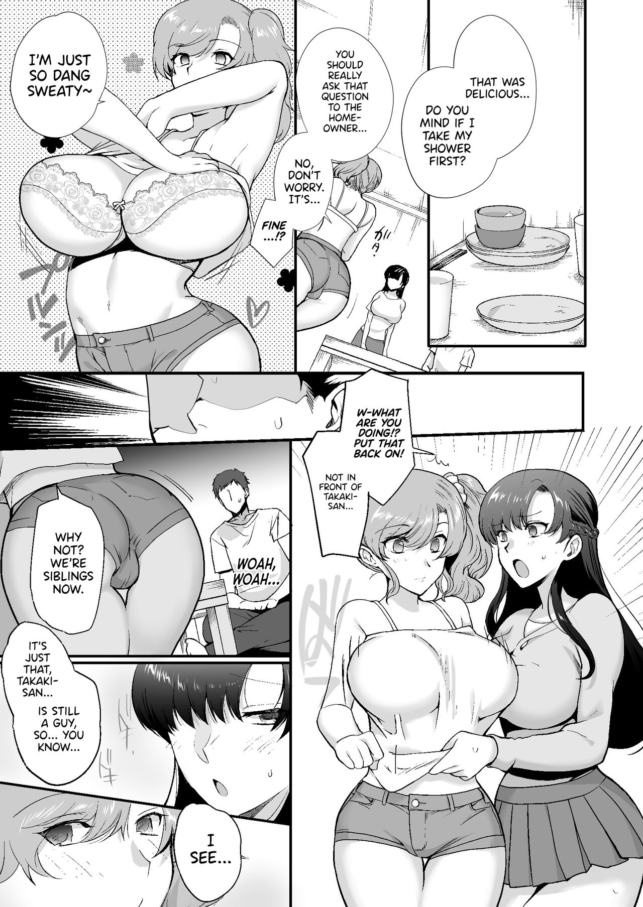 My Roommates Are Way Too Lewd ~Living in a One-Room Apartment With Two Perverted Sisters~ page 18