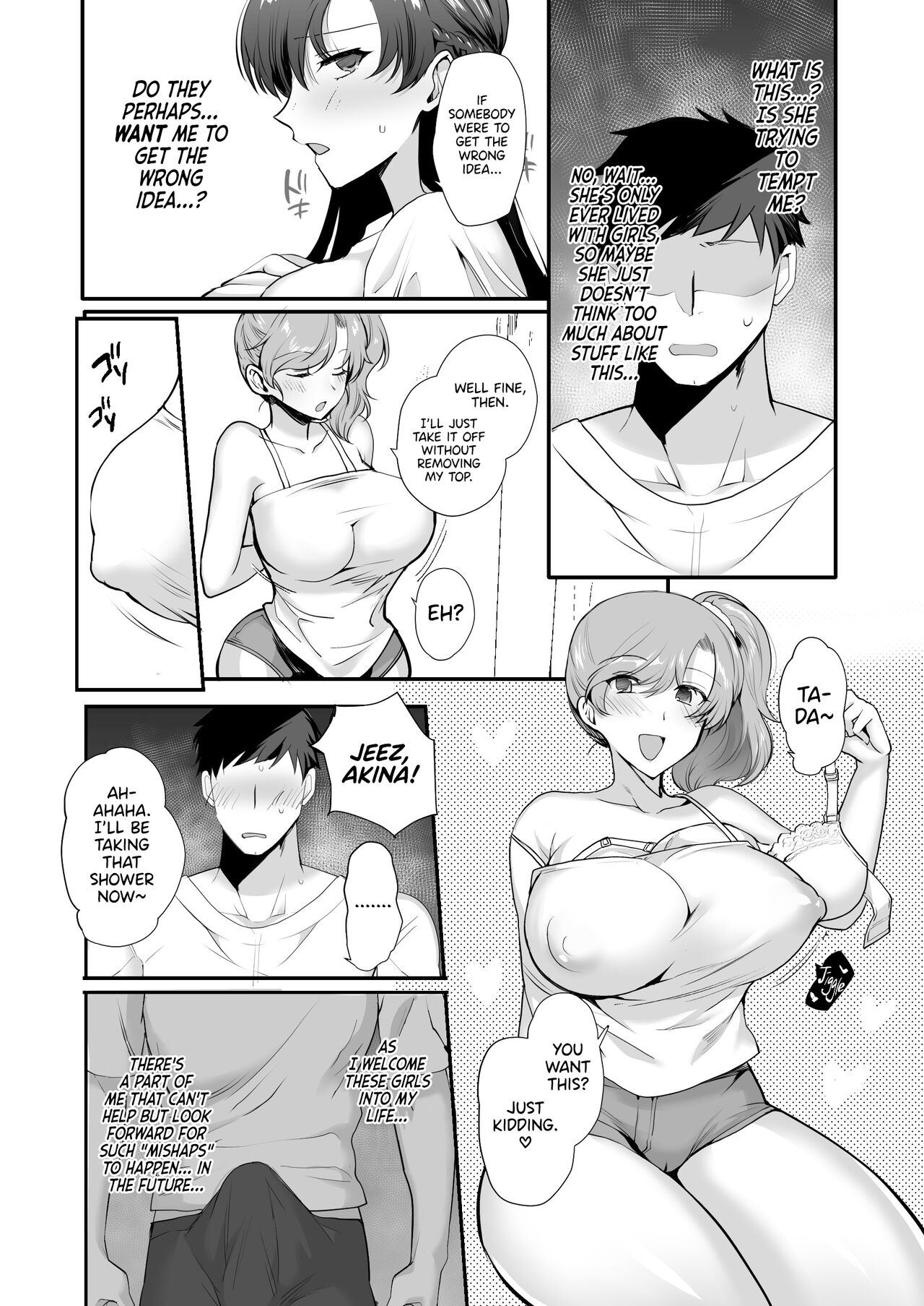 My Roommates Are Way Too Lewd ~Living in a One-Room Apartment With Two Perverted Sisters~ page 19
