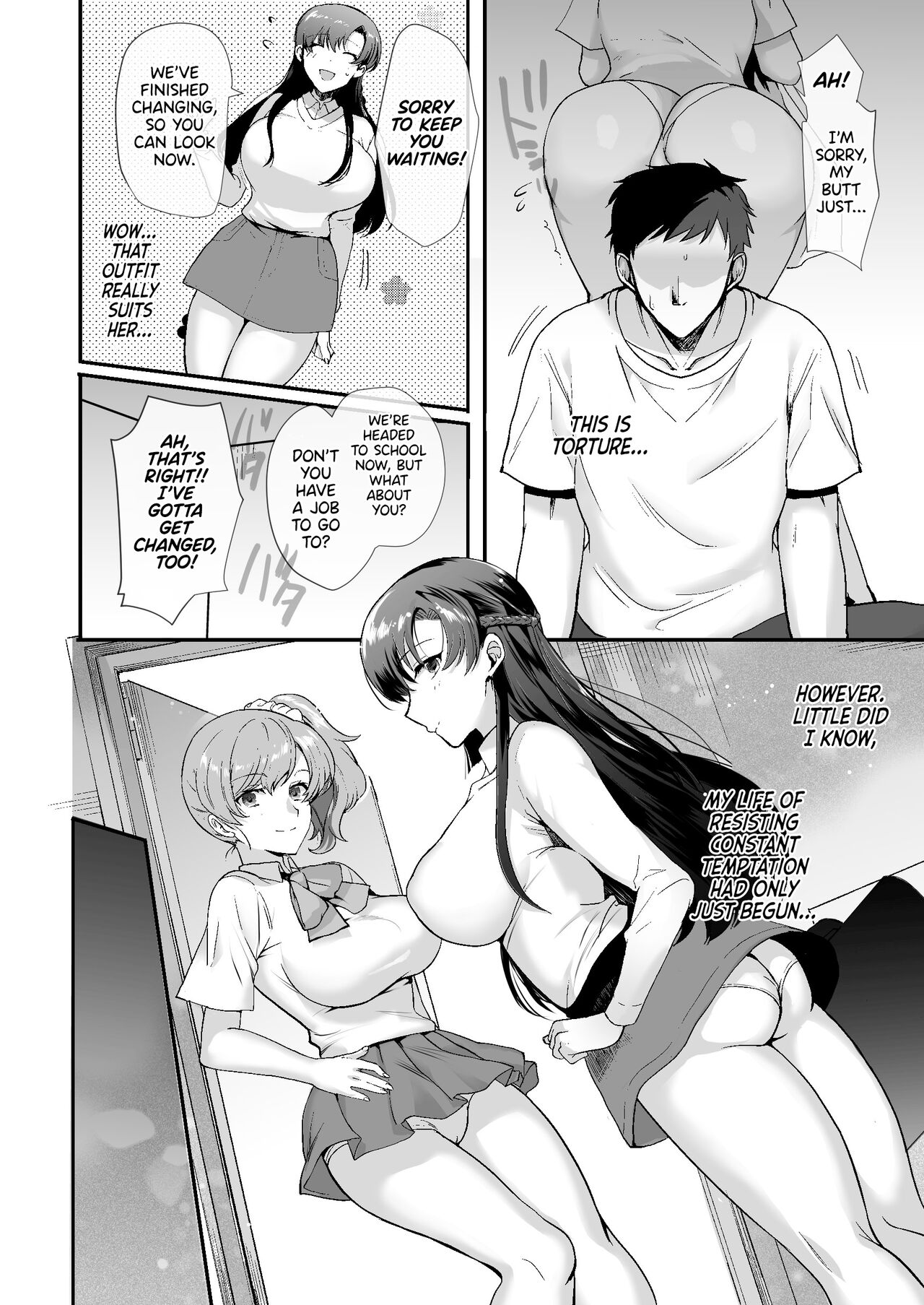 My Roommates Are Way Too Lewd ~Living in a One-Room Apartment With Two Perverted Sisters~ page 25