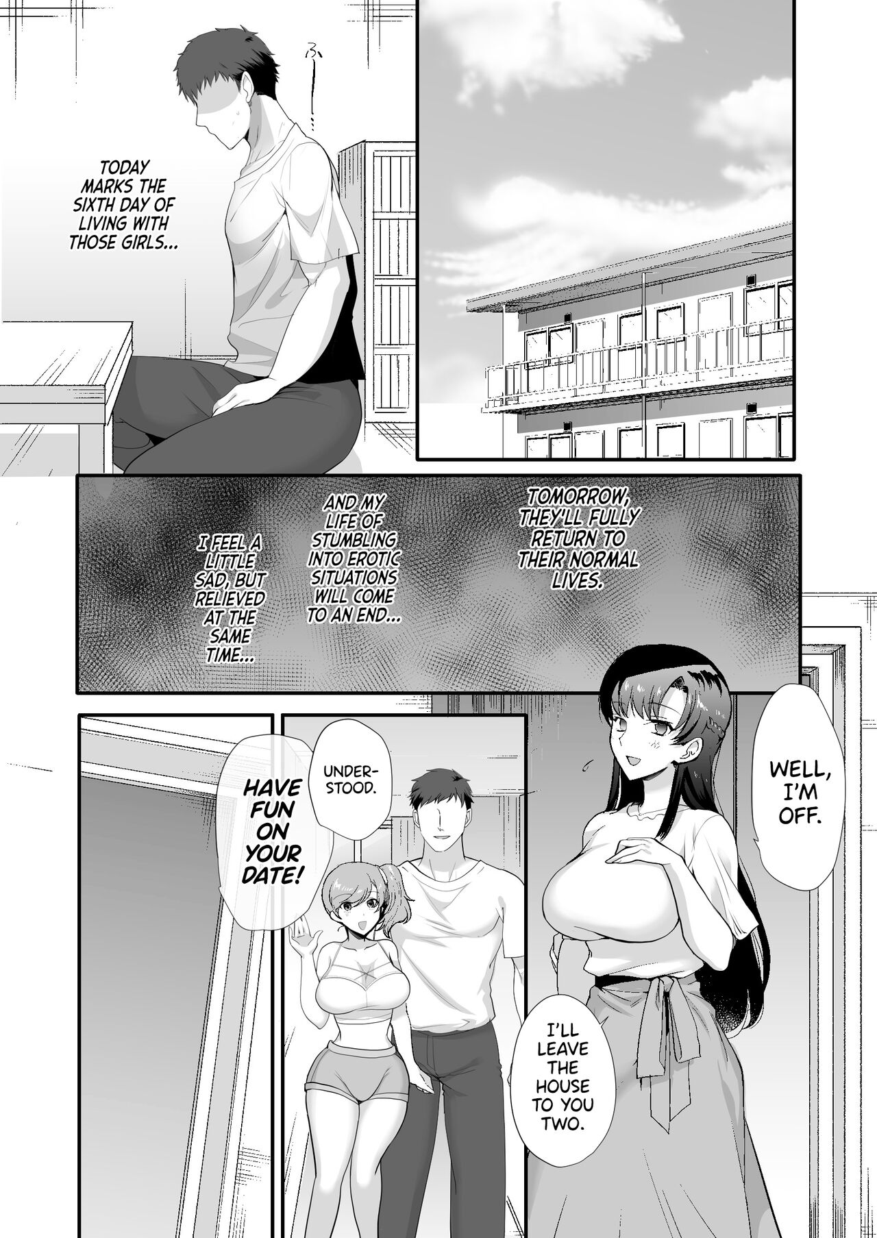 My Roommates Are Way Too Lewd ~Living in a One-Room Apartment With Two Perverted Sisters~ page 37
