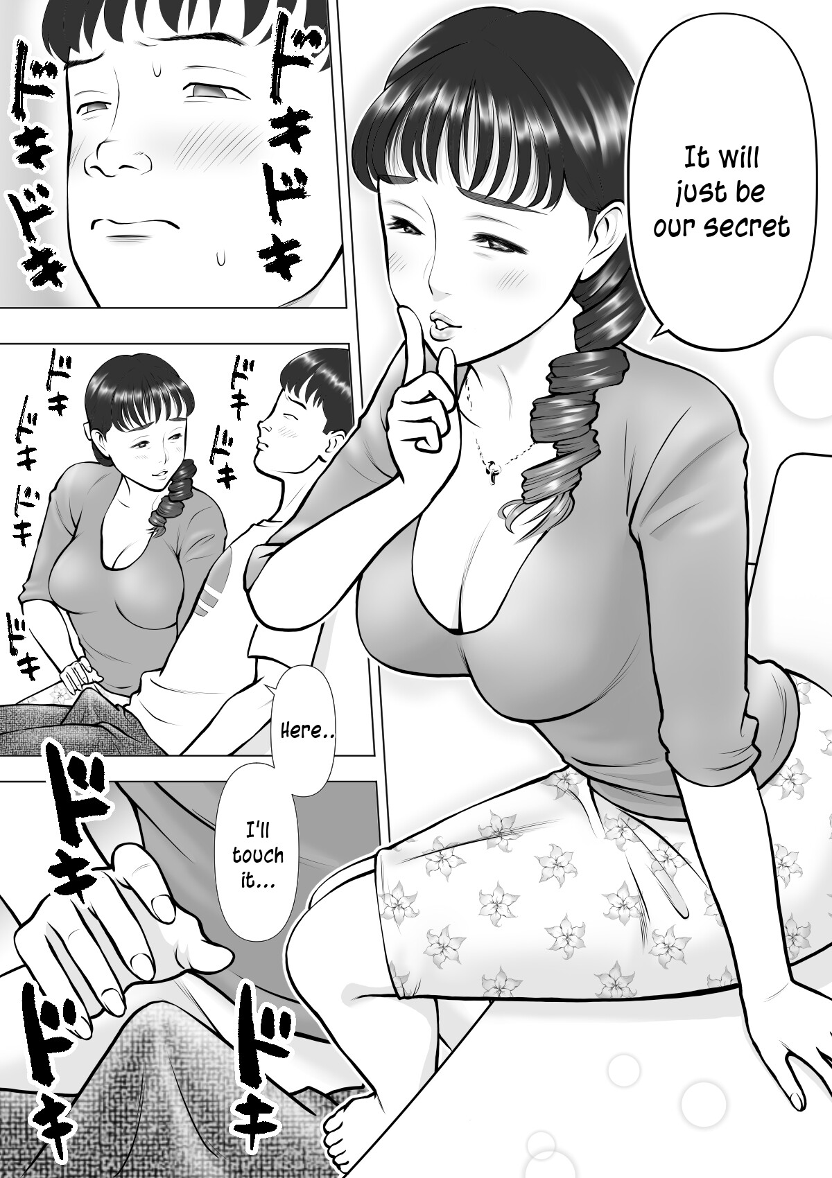 My semen spilling from my Mother's lips page 6