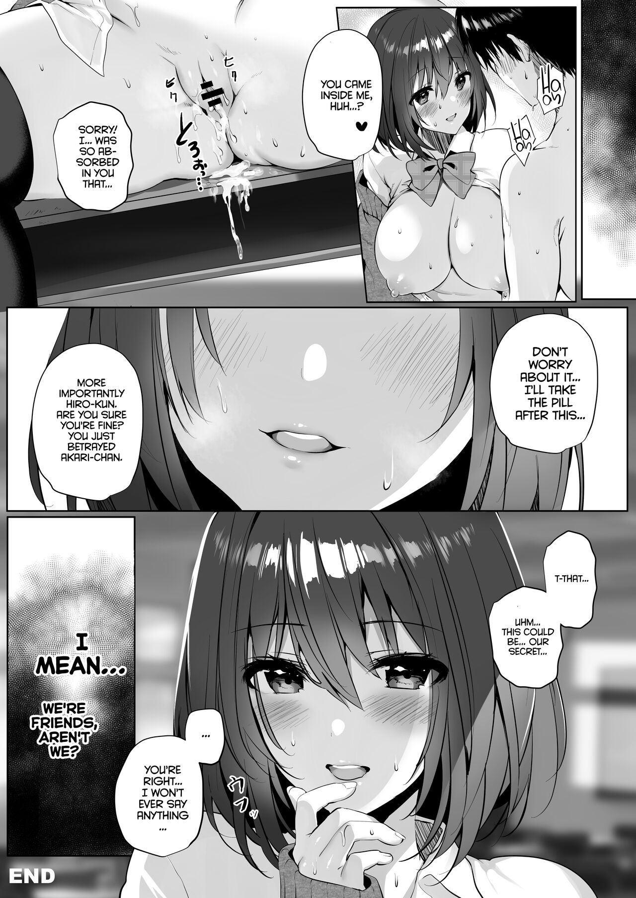 My Sister-like Friend with Huge Tits Seduced Me Even Though I Have a Girlfriend page 29