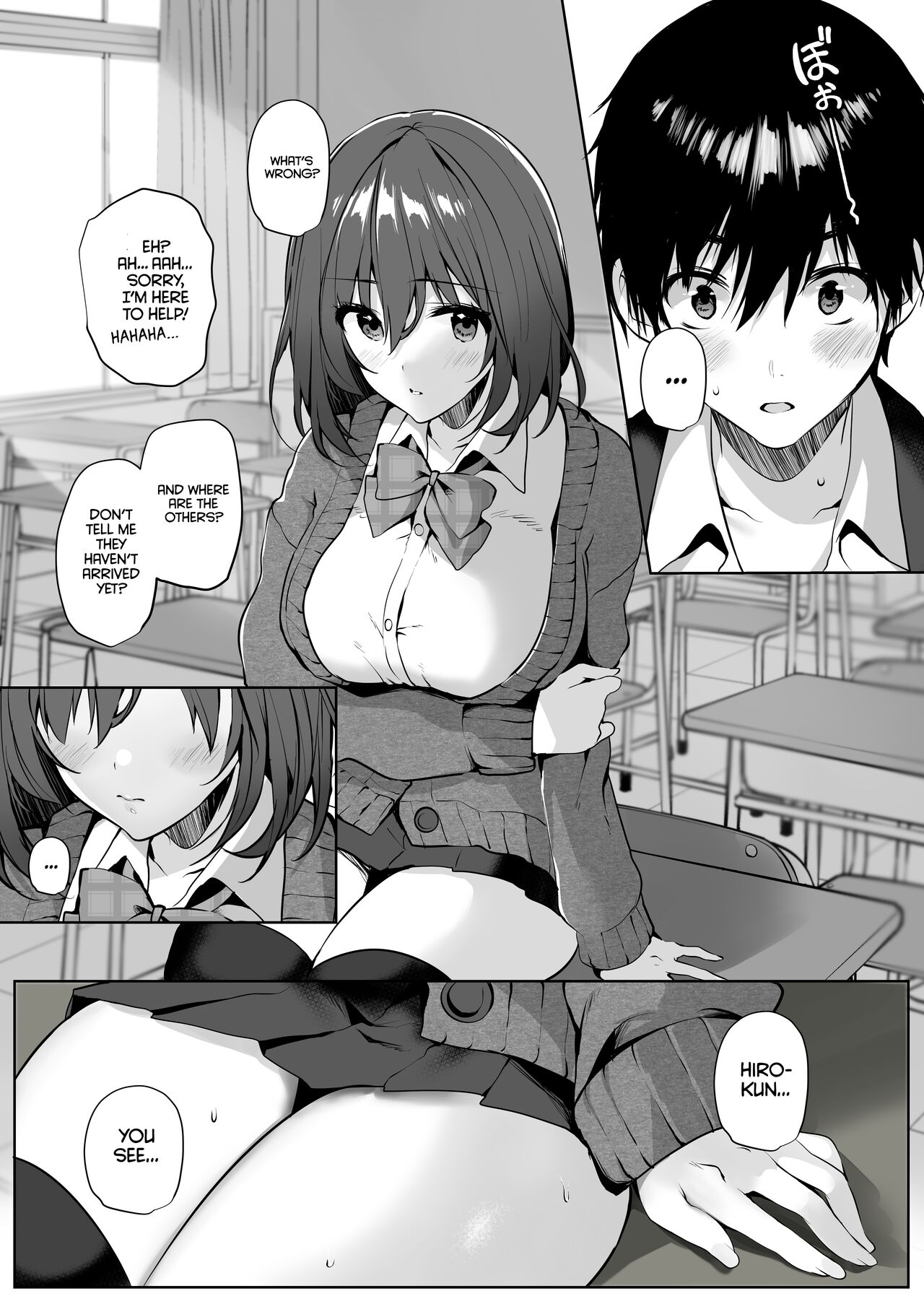 My Sister-like Friend with Huge Tits Seduced Me Even Though I Have a Girlfriend page 8