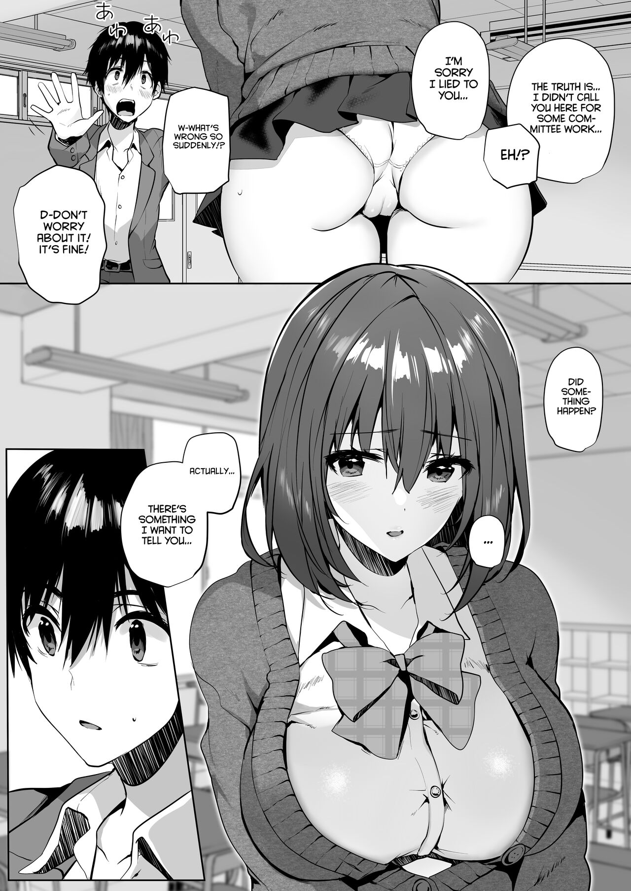 My Sister-like Friend with Huge Tits Seduced Me Even Though I Have a Girlfriend page 9