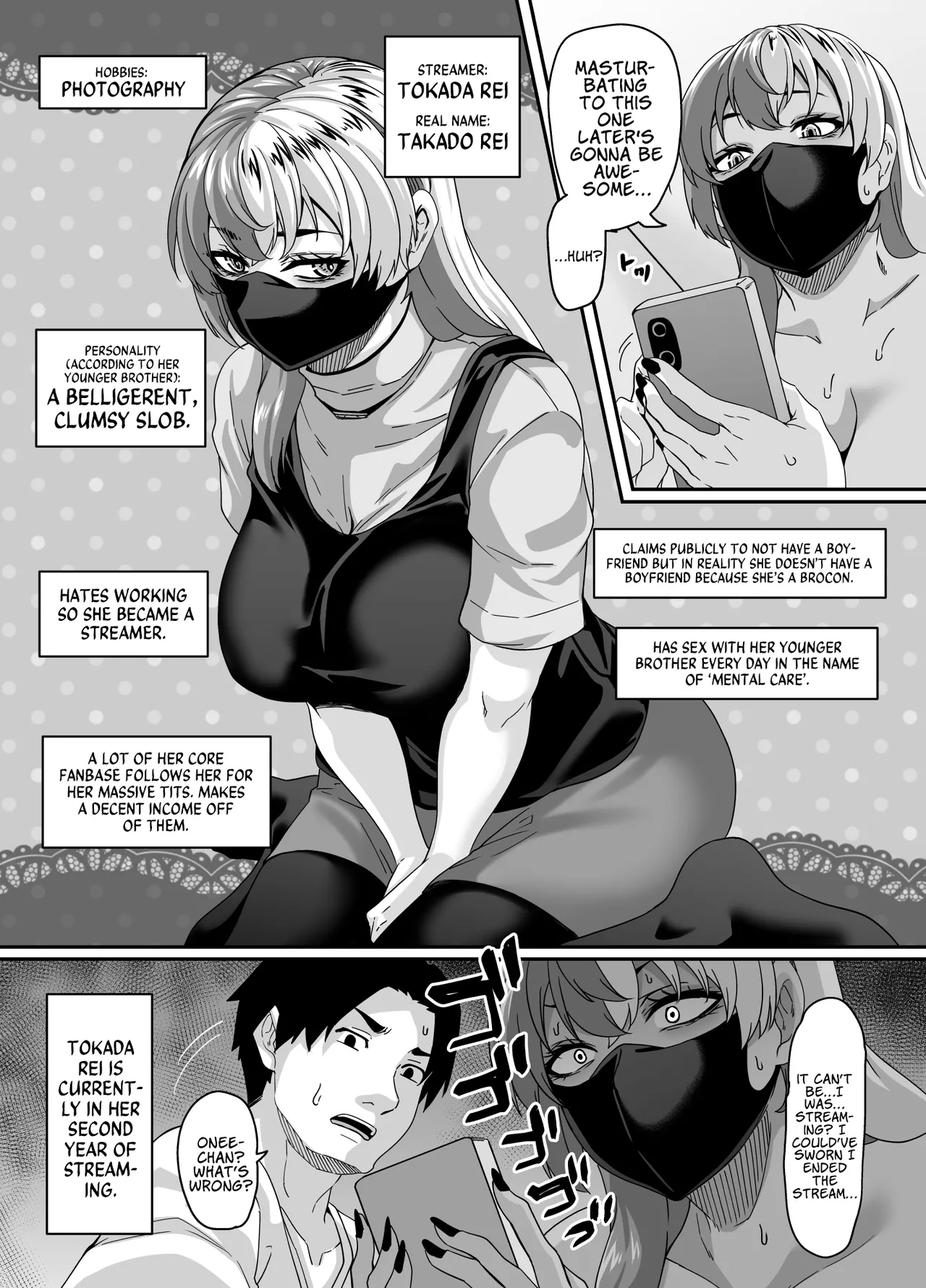 My Slob Of An Older Sister's Accidental Adult Stream Caused So Much Hype, She Pivoted To Doing Brother X Sister Sex Streams! page 20