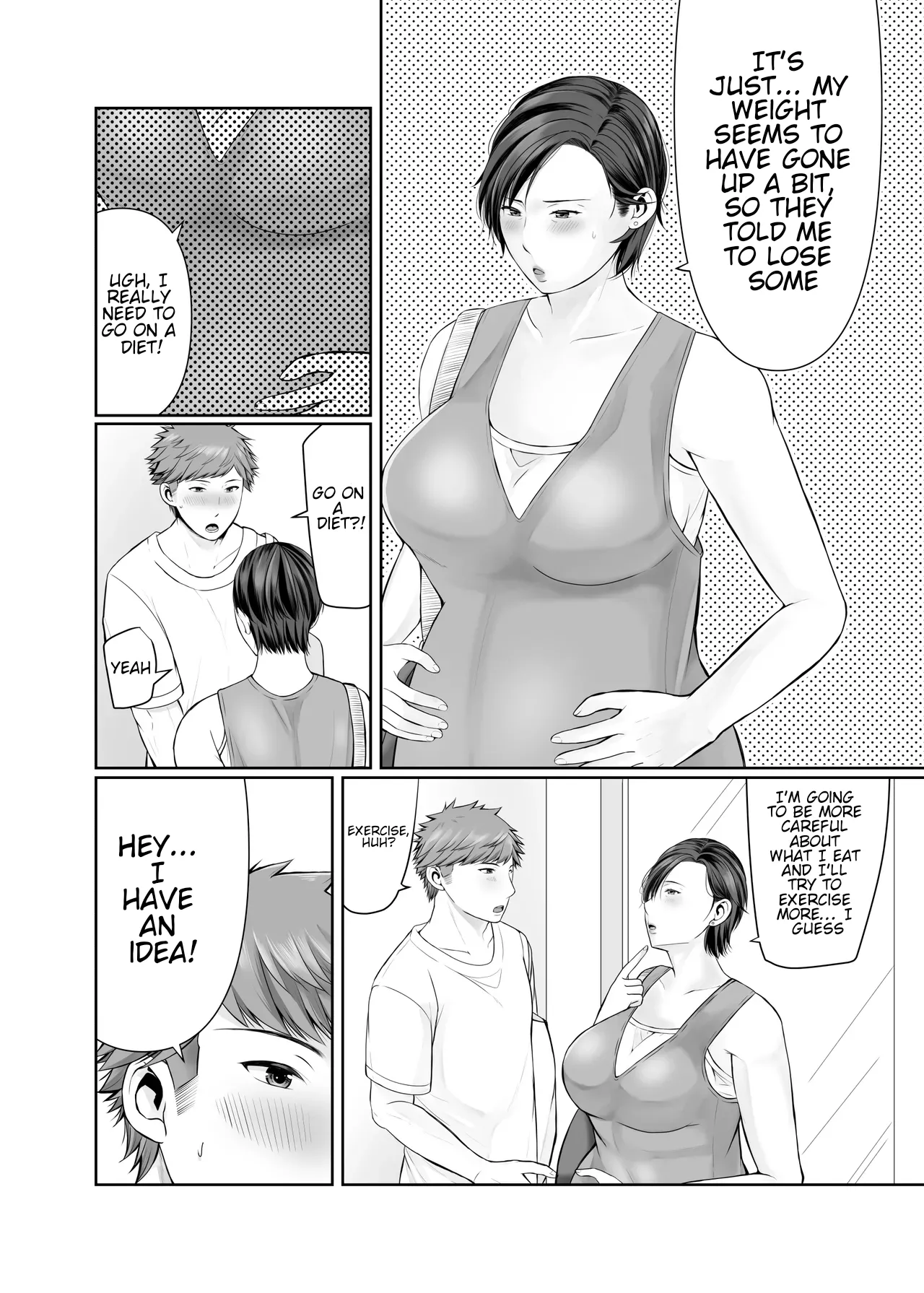 My son, who lives on his own, talked me into it... page 108