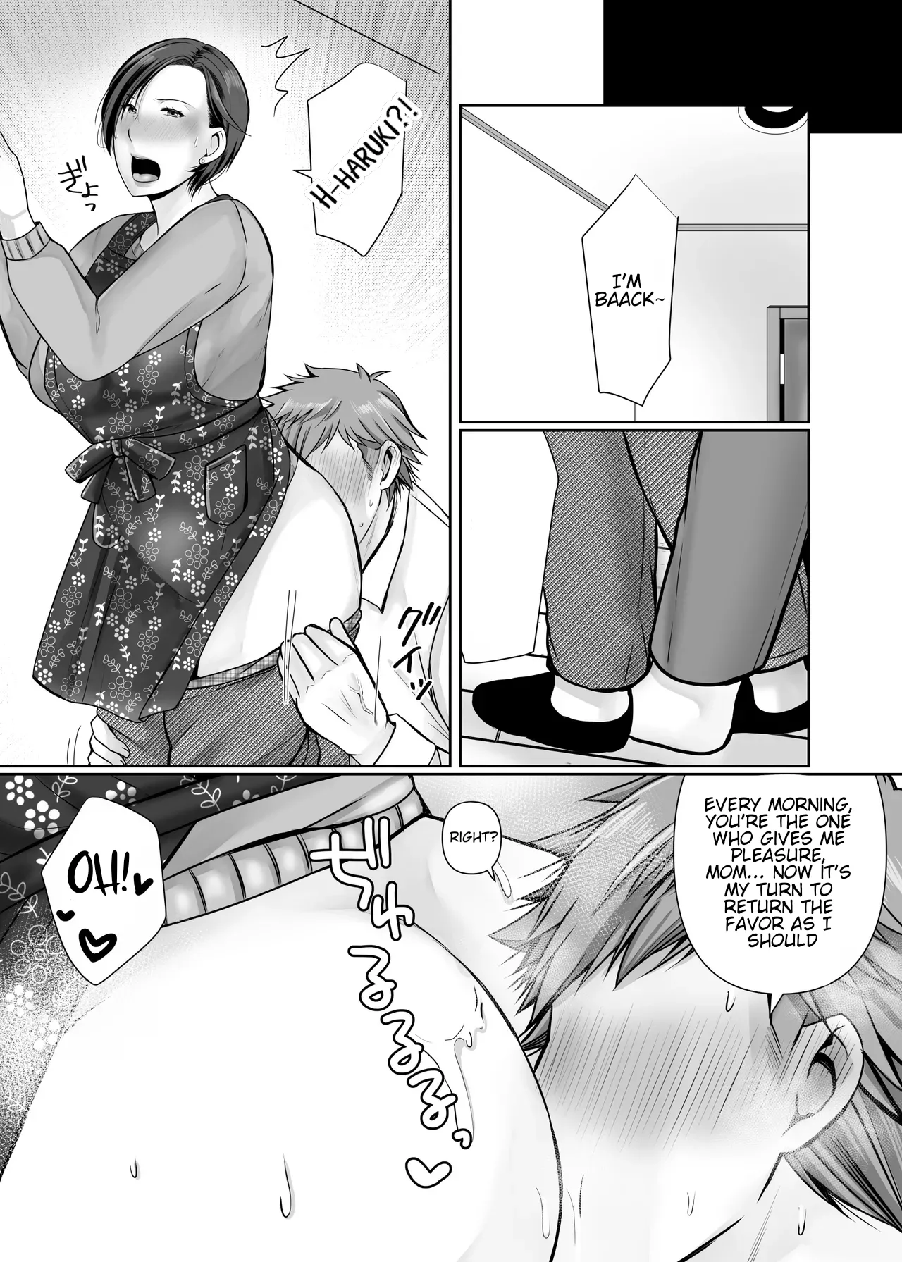 My son, who lives on his own, talked me into it... page 49