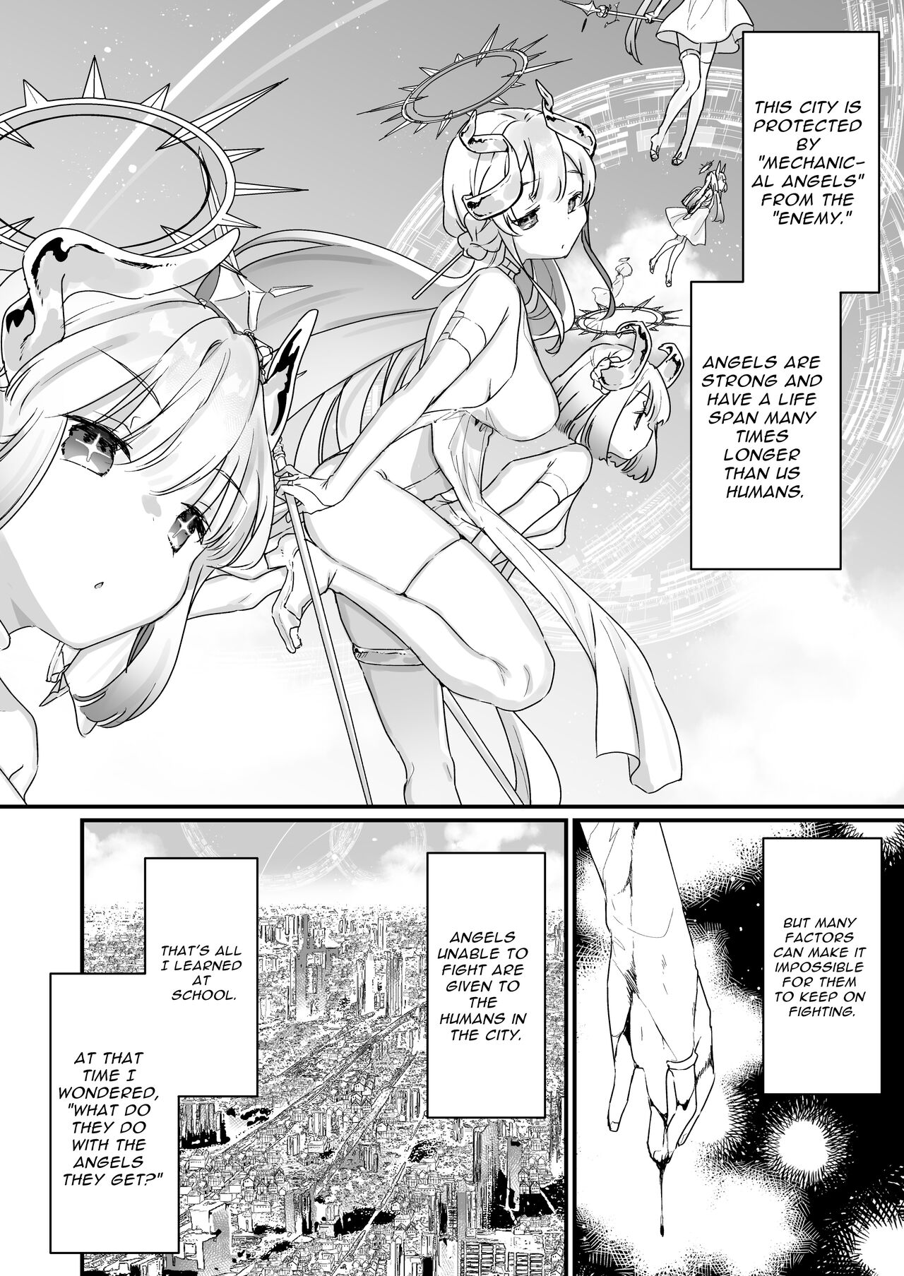 My Summer Vacation with a Fallen Faphole Mech Angel page 3