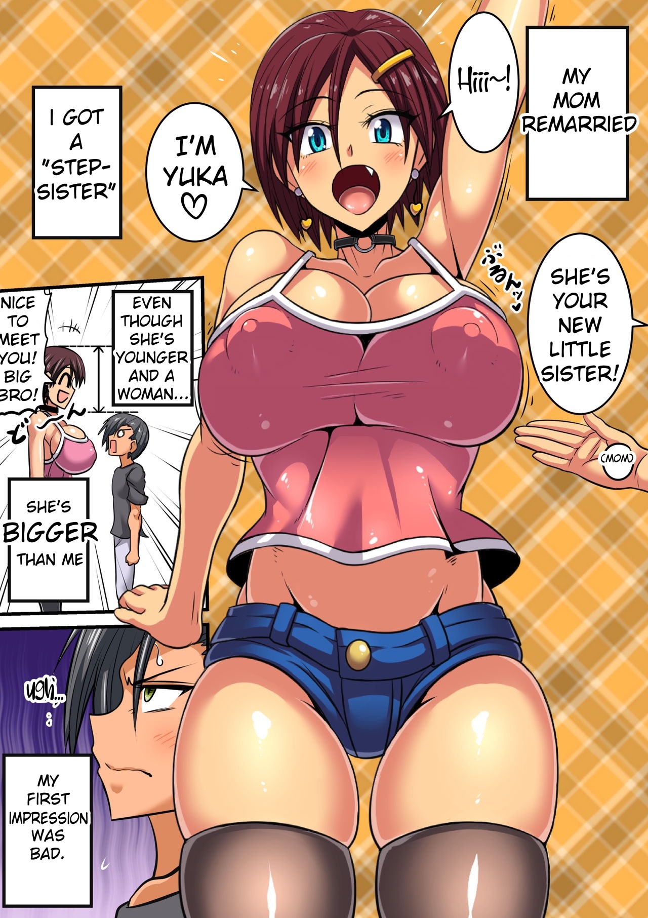 My TALL and BUSTY Step Sister Gives Me Penis Enhancement Training page 2