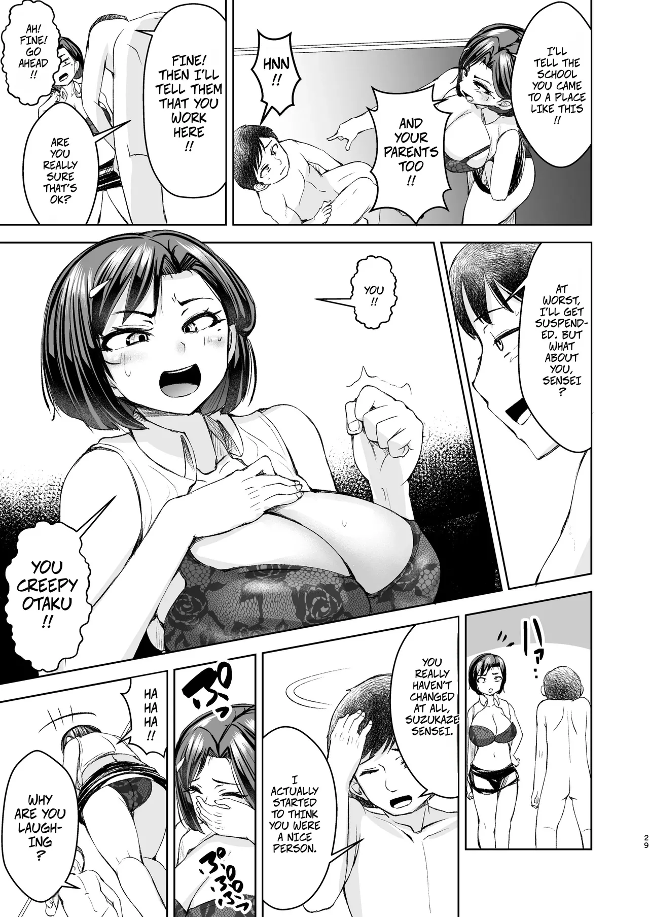 My Teacher is a Massage Girl!? ~When I Caught Her, She Got Angry, So I Taught Her a Lesson~ page 30