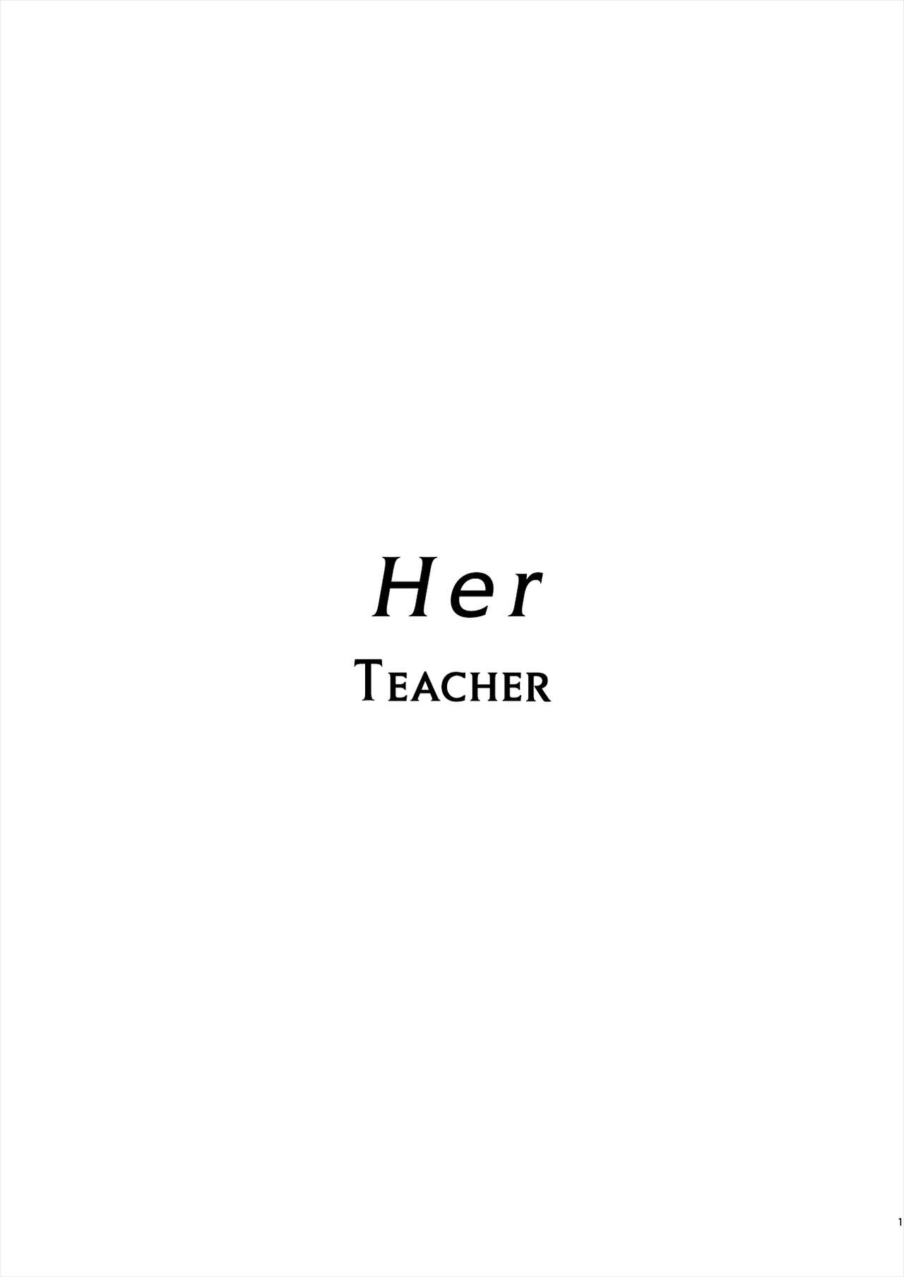 My Teacher Who, Prior to Our Encounter, Has Been Leashed In page 40