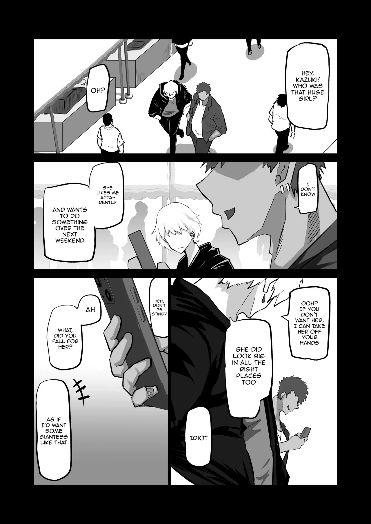 My Timid Childhood Friend Is Being Toyed With - Until Senpai's Huge Dick Turns You Into His Convenient Onahole page 12