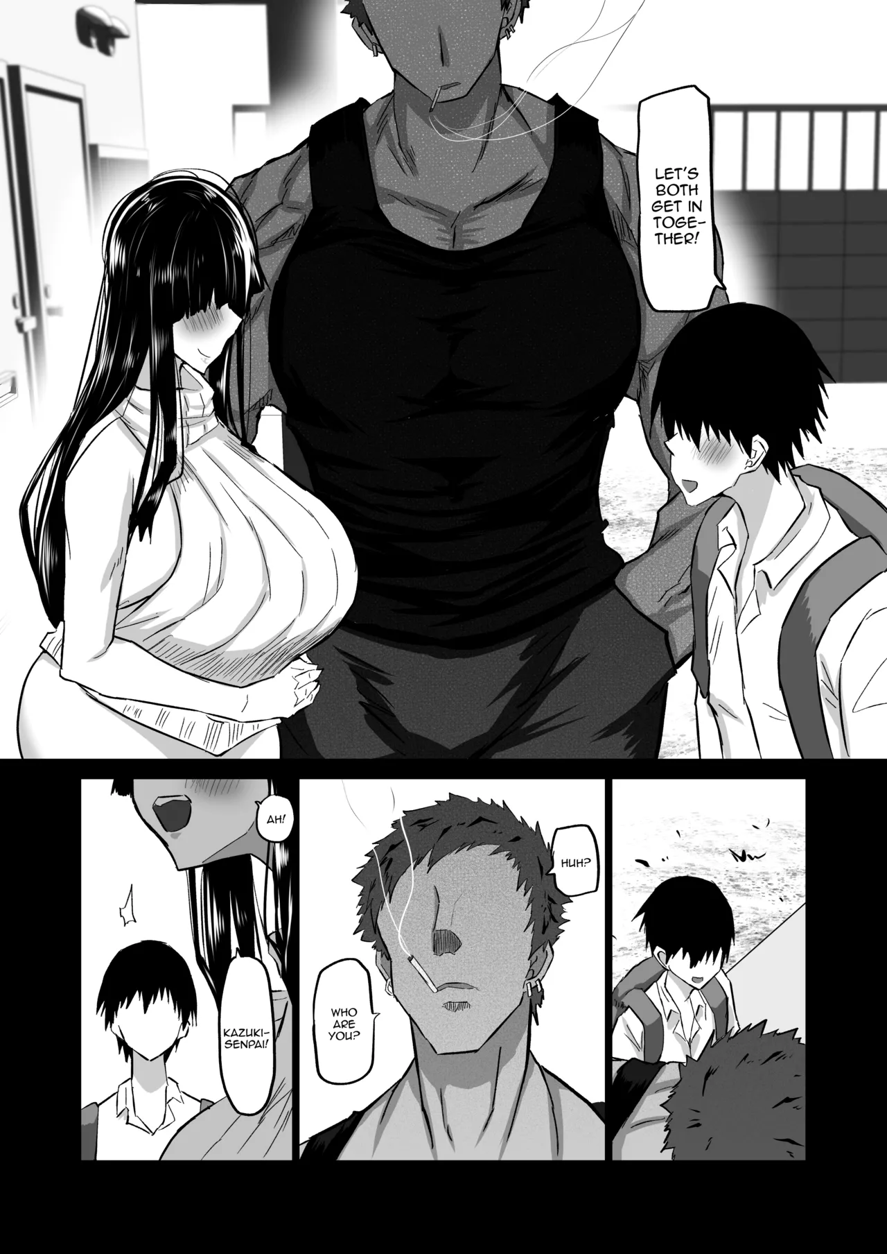 My Timid Childhood Friend Is Being Toyed With - Until Senpai's Huge Dick Turns You Into His Convenient Onahole page 127