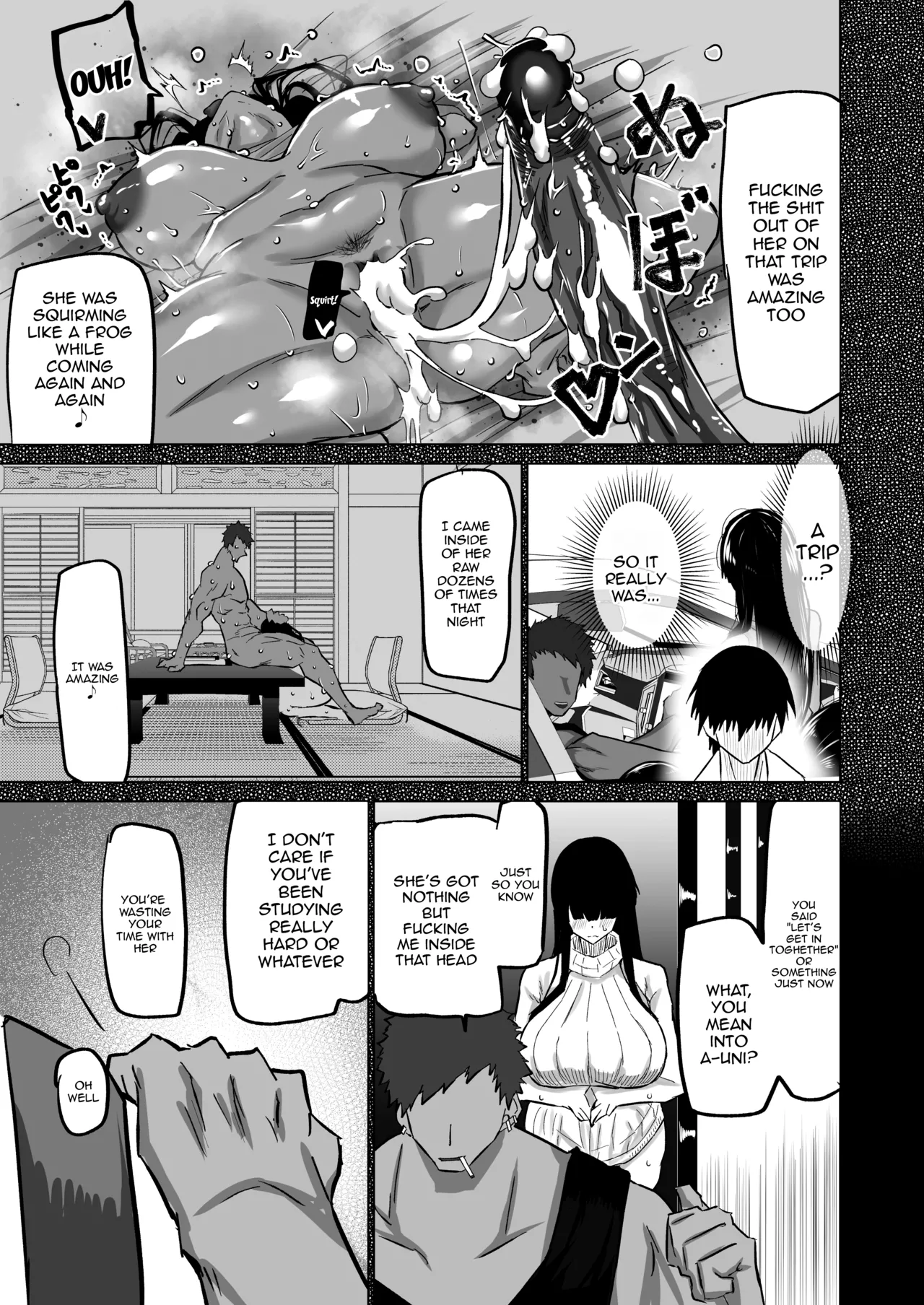 My Timid Childhood Friend Is Being Toyed With - Until Senpai's Huge Dick Turns You Into His Convenient Onahole page 134