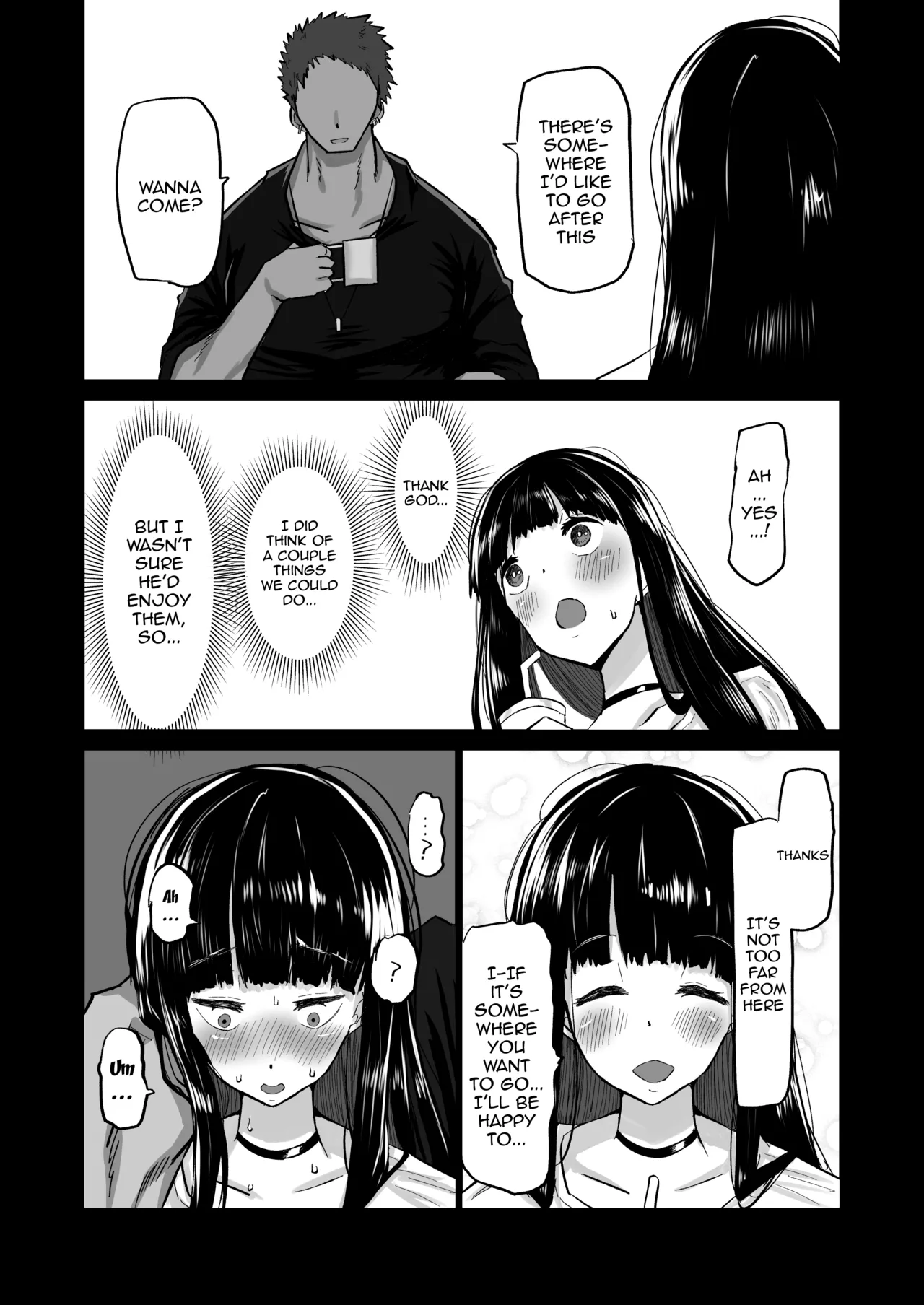 My Timid Childhood Friend Is Being Toyed With - Until Senpai's Huge Dick Turns You Into His Convenient Onahole page 16