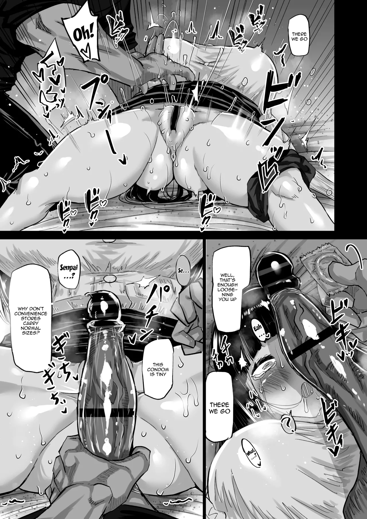 My Timid Childhood Friend Is Being Toyed With - Until Senpai's Huge Dick Turns You Into His Convenient Onahole page 22
