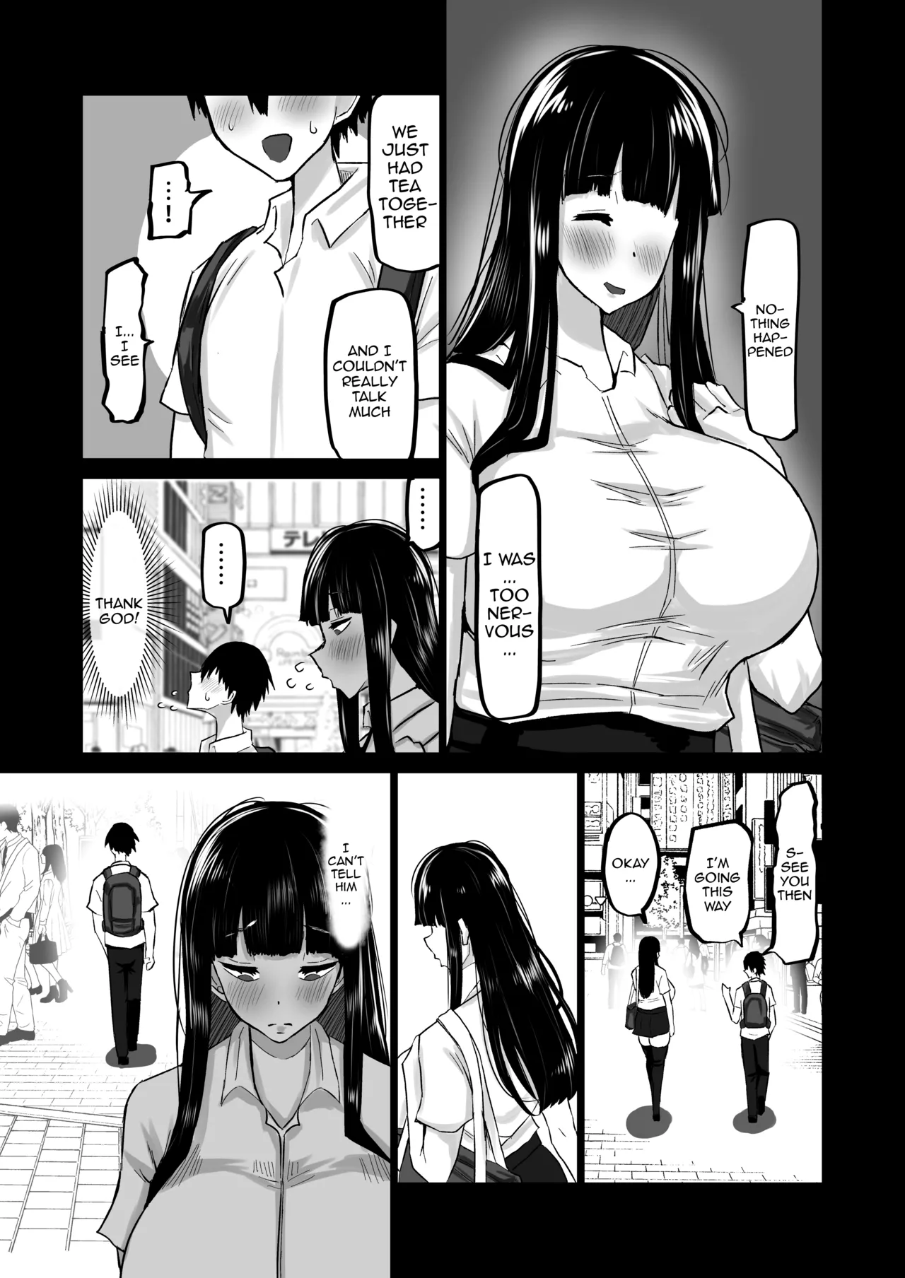 My Timid Childhood Friend Is Being Toyed With - Until Senpai's Huge Dick Turns You Into His Convenient Onahole page 34
