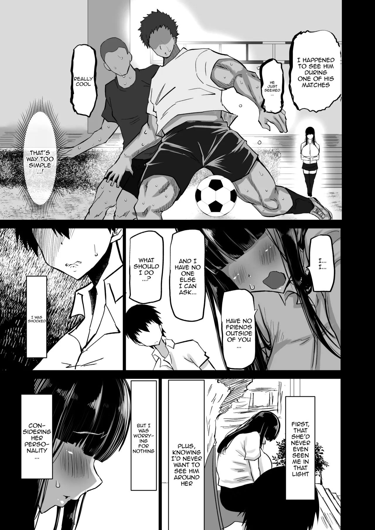 My Timid Childhood Friend Is Being Toyed With - Until Senpai's Huge Dick Turns You Into His Convenient Onahole page 6