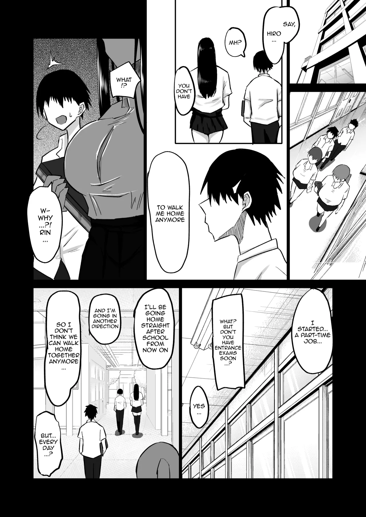 My Timid Childhood Friend Is Being Toyed With - Until Senpai's Huge Dick Turns You Into His Convenient Onahole page 64