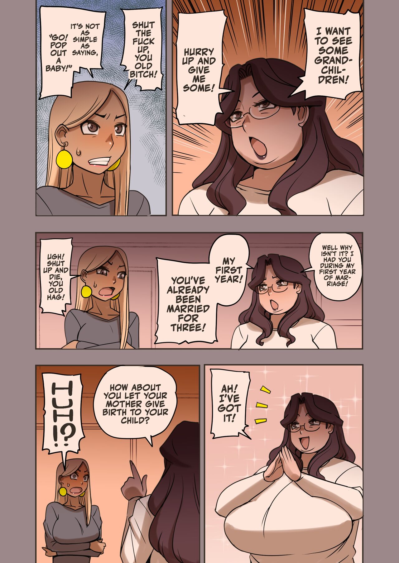 My Voluptuous Mother-in-law Has Some Huge Tits! Let's Get Her Pregnant! page 21