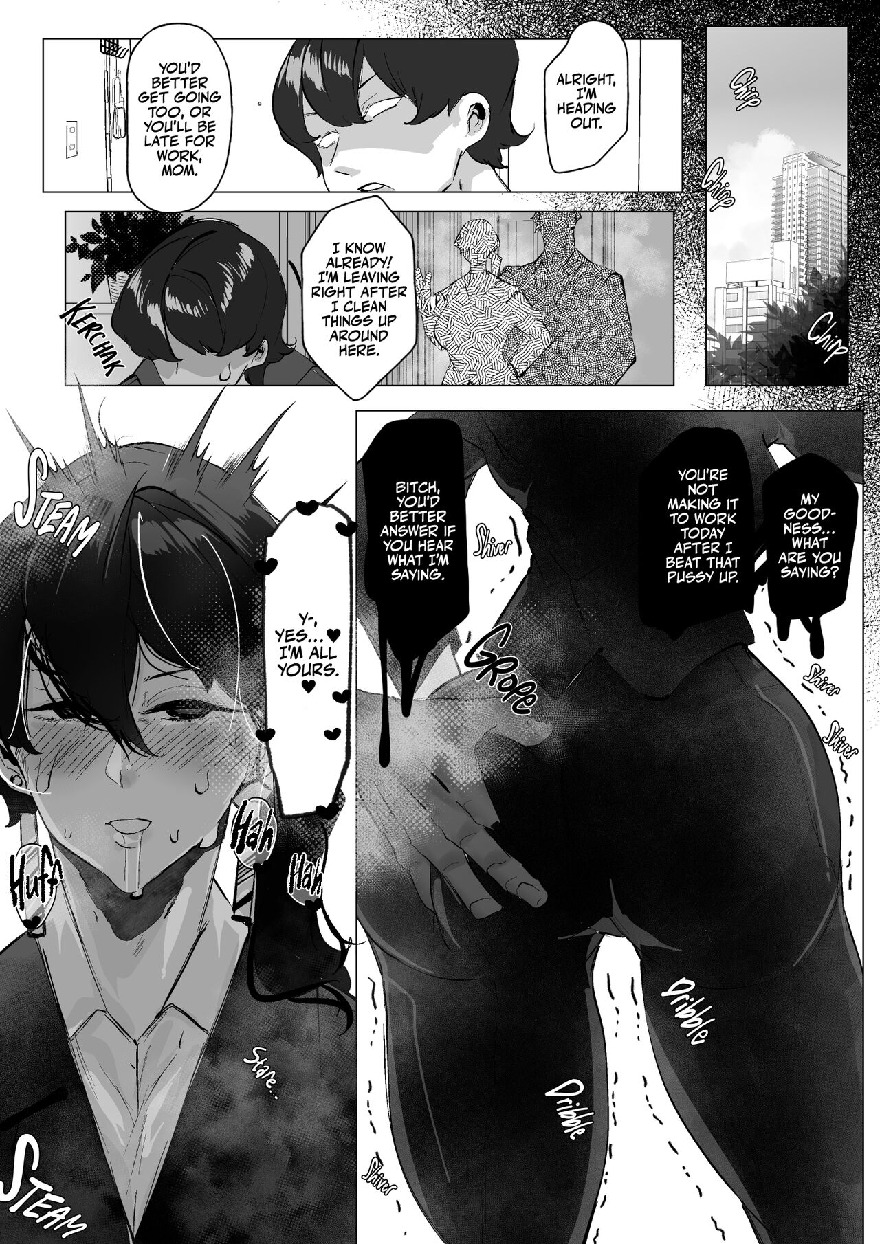 My Widowed Single Mother Gets Railed By Her Boss Every Day page 13