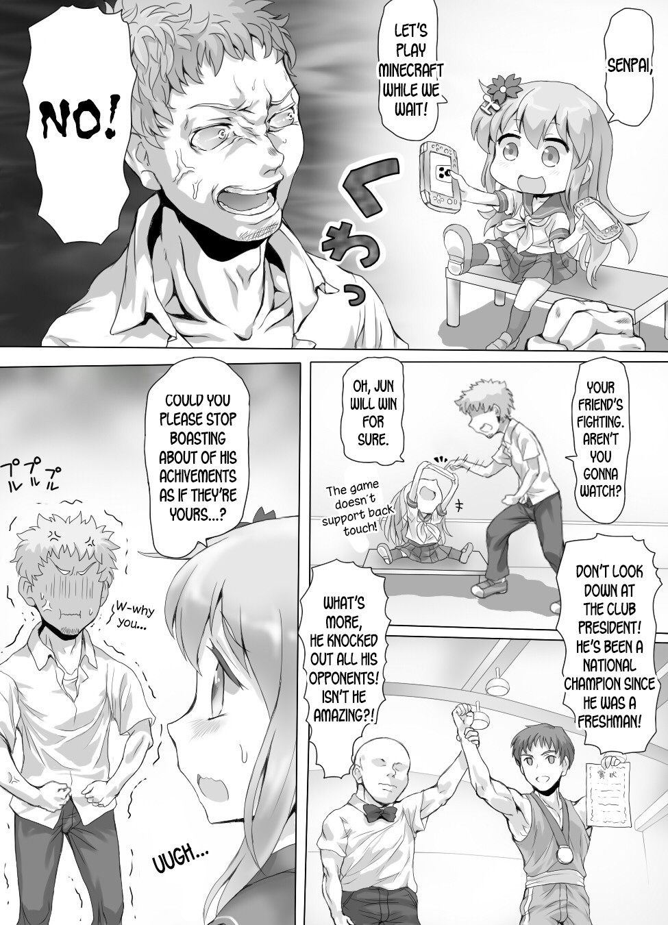 Naburi Tokidoki Shasei zo Ku~tsu!! ~Onna ni Makerutte Donna Kimochidesu ka~ page 10