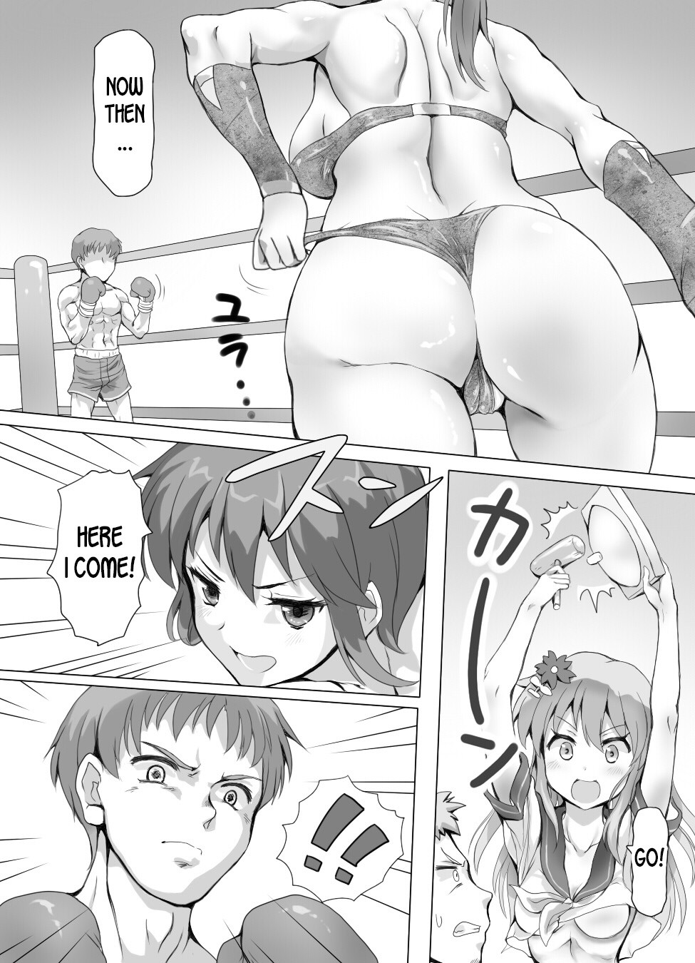 Naburi Tokidoki Shasei zo Ku~tsu!! ~Onna ni Makerutte Donna Kimochidesu ka~ page 11