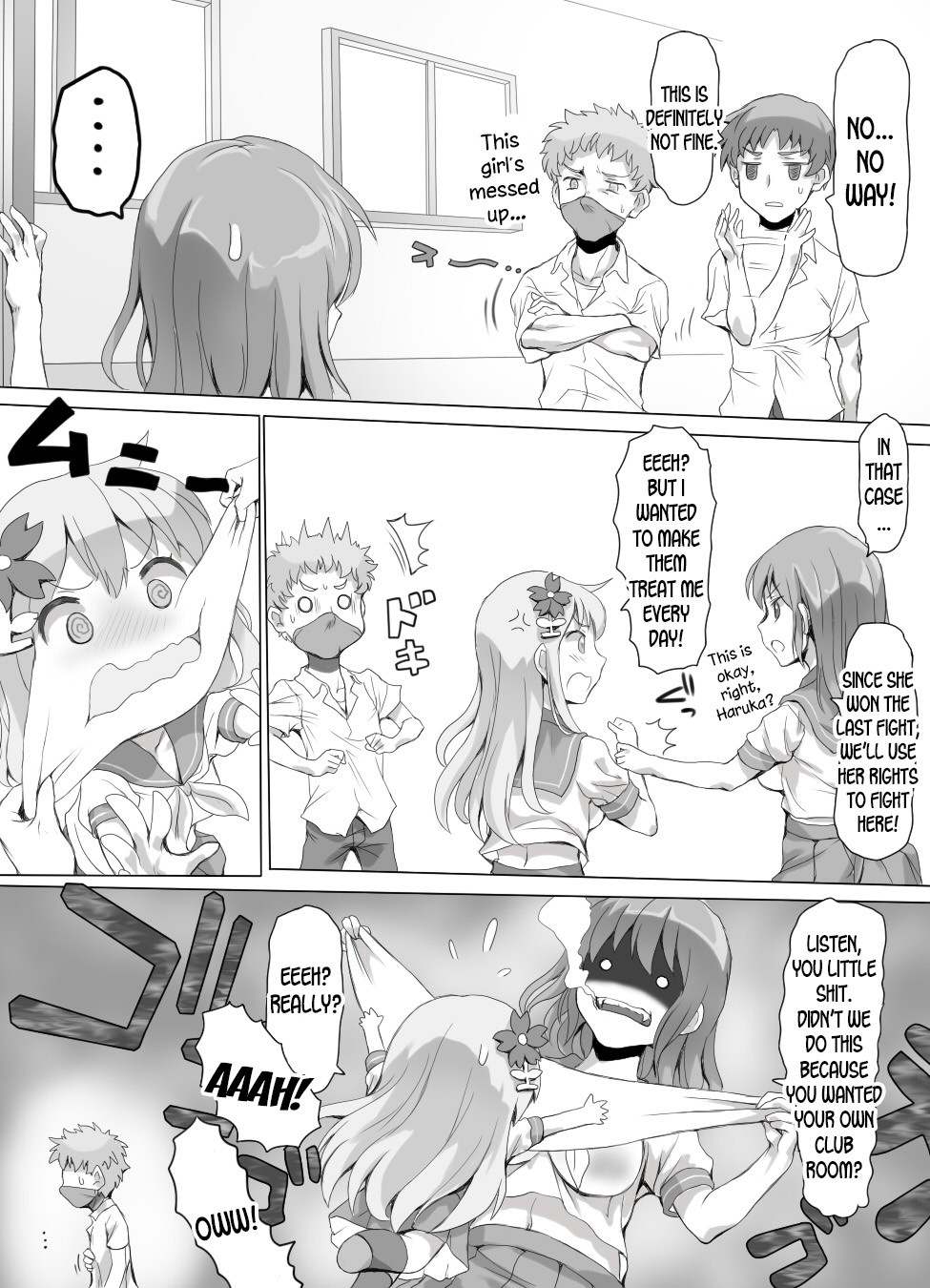 Naburi Tokidoki Shasei zo Ku~tsu!! ~Onna ni Makerutte Donna Kimochidesu ka~ page 7