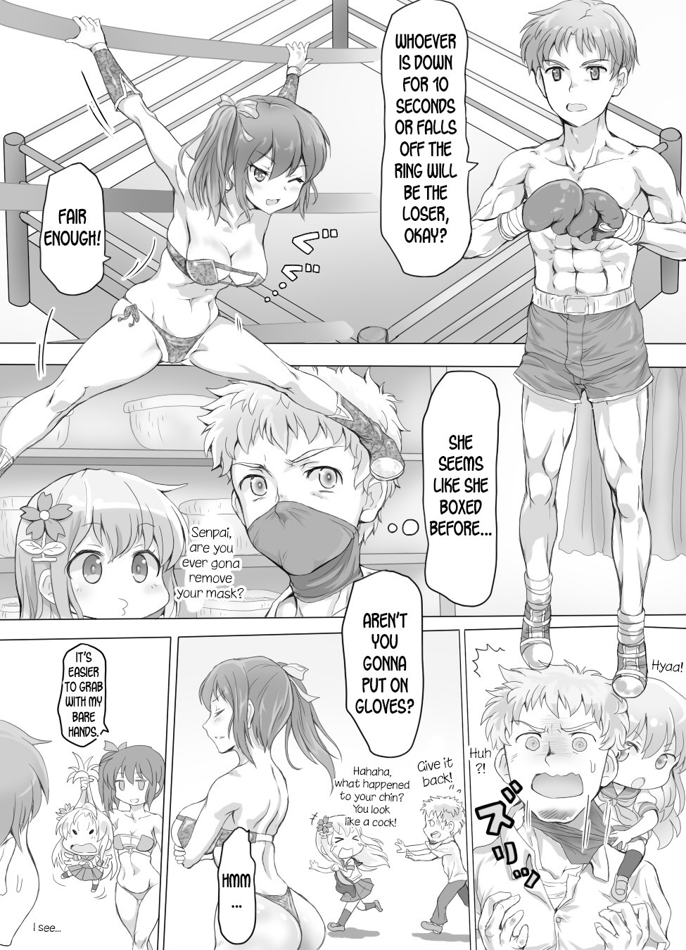 Naburi Tokidoki Shasei zo Ku~tsu!! ~Onna ni Makerutte Donna Kimochidesu ka~ page 9