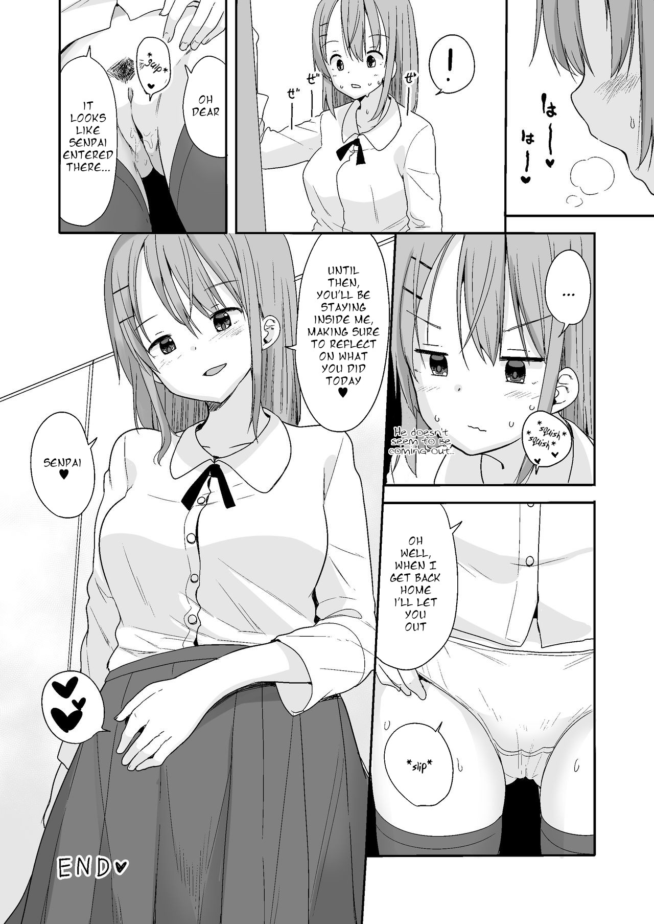 Namaiki na Kouhai ni Chiisaku Natte Itazura wo｜Turning Small to Tease my Cheeky Kouhai page 22